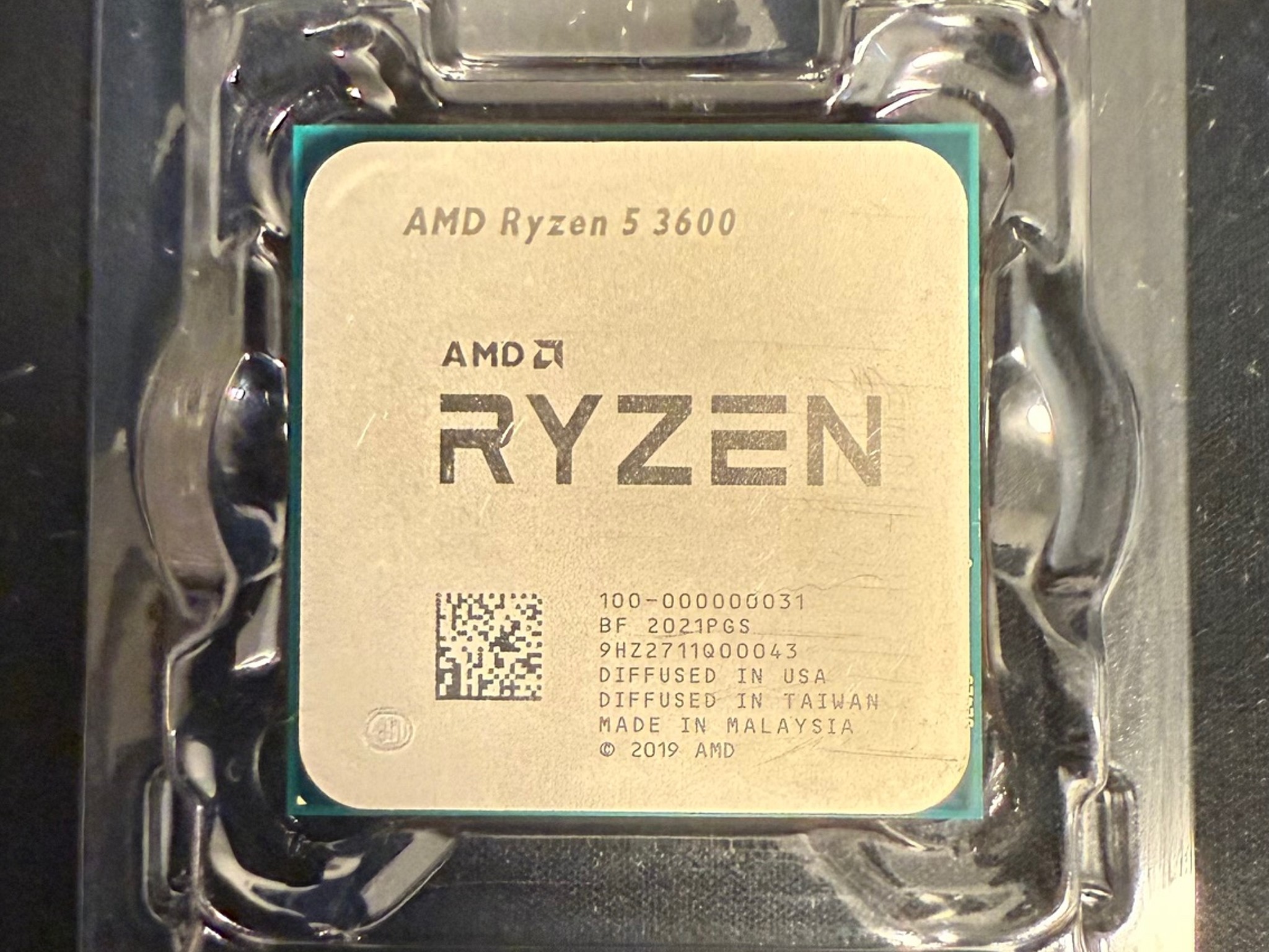 Used Like New AMD Ryzen 5 3600 6-core cpu AM4