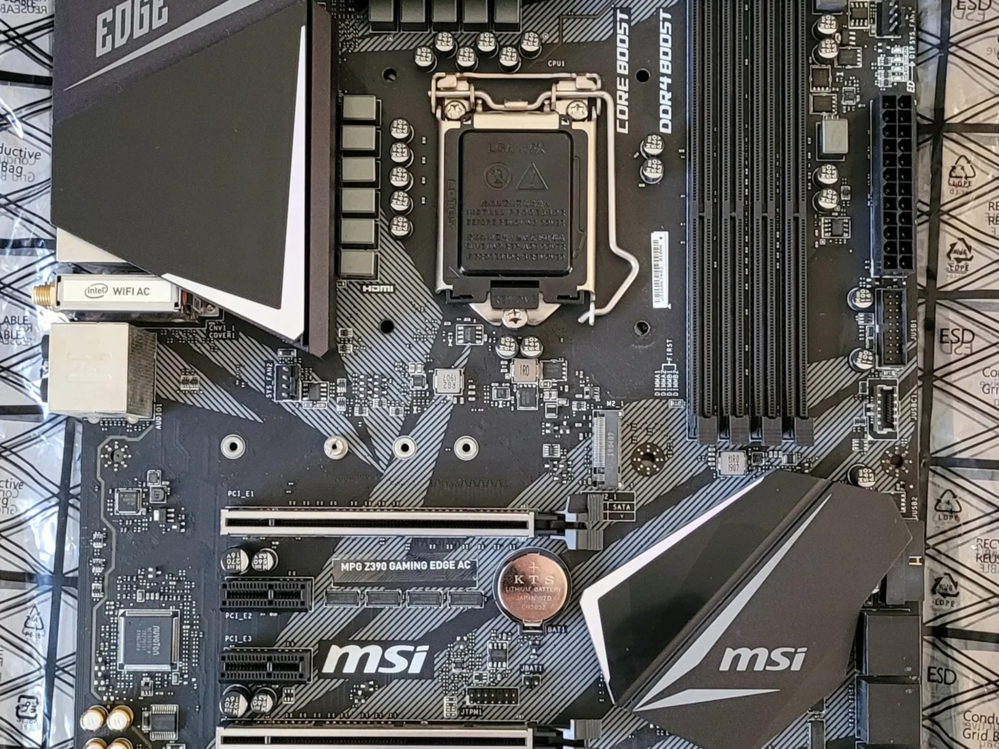 MSI MPG Z390 Gaming Edge AC ATX LGA1151 Motherboard