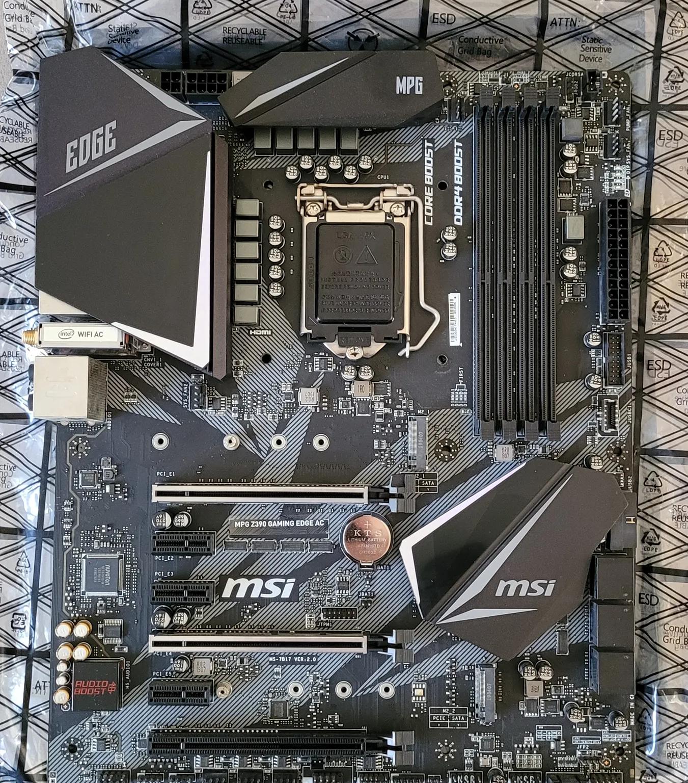MSI MPG Z390 Gaming Edge AC ATX LGA1151 Motherboard