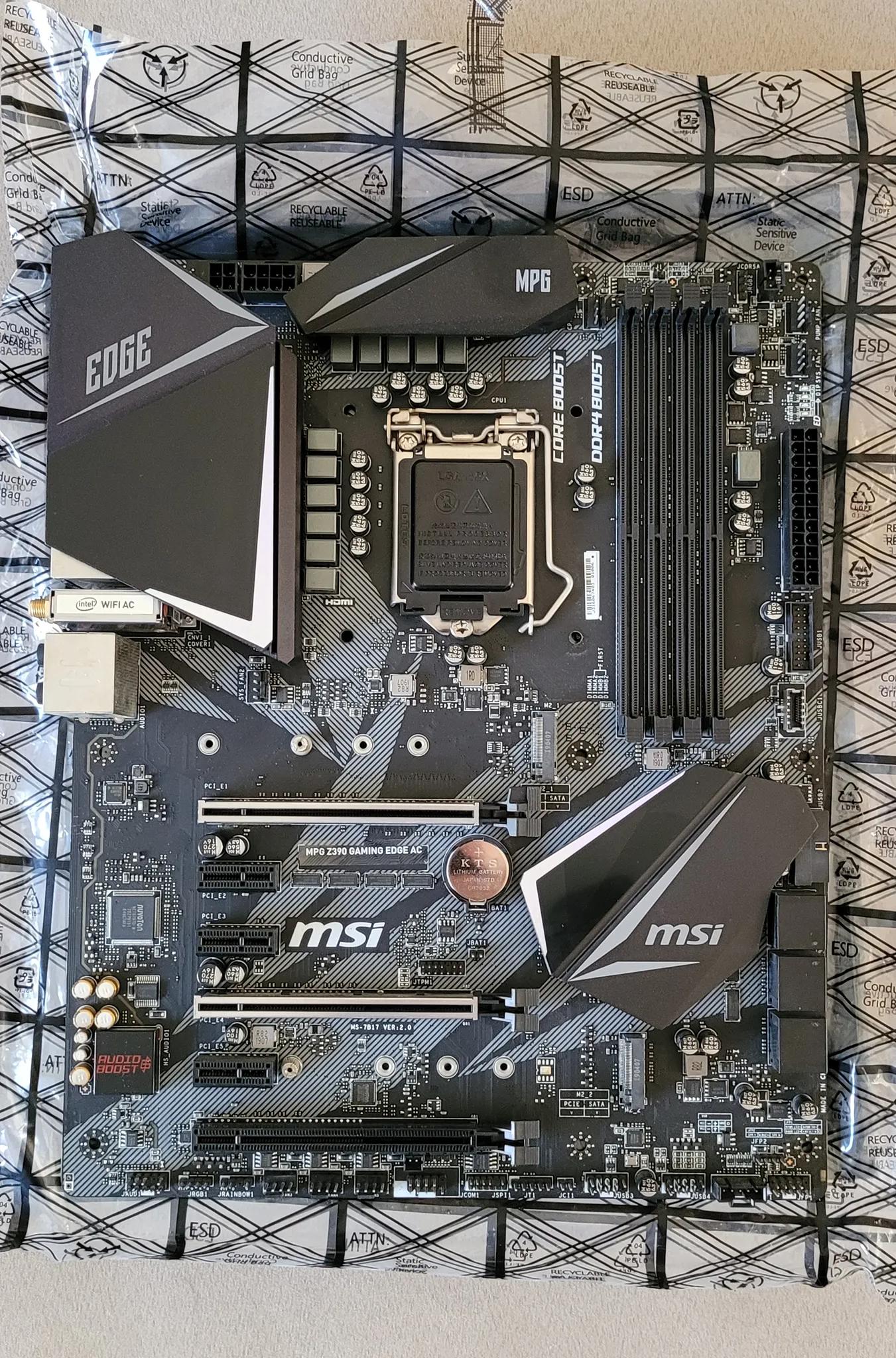MSI MPG Z390 Gaming Edge AC ATX LGA1151 Motherboard