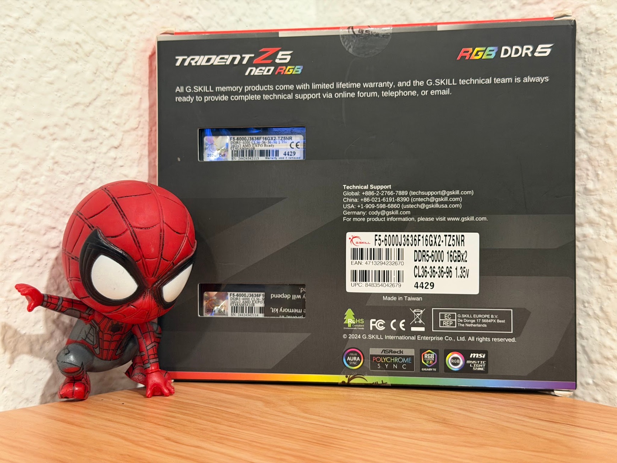 G.SKILL Trident Z5 RGB Series 32GB (2 x 16GB) 288-Pin PC RAM DDR5 6000