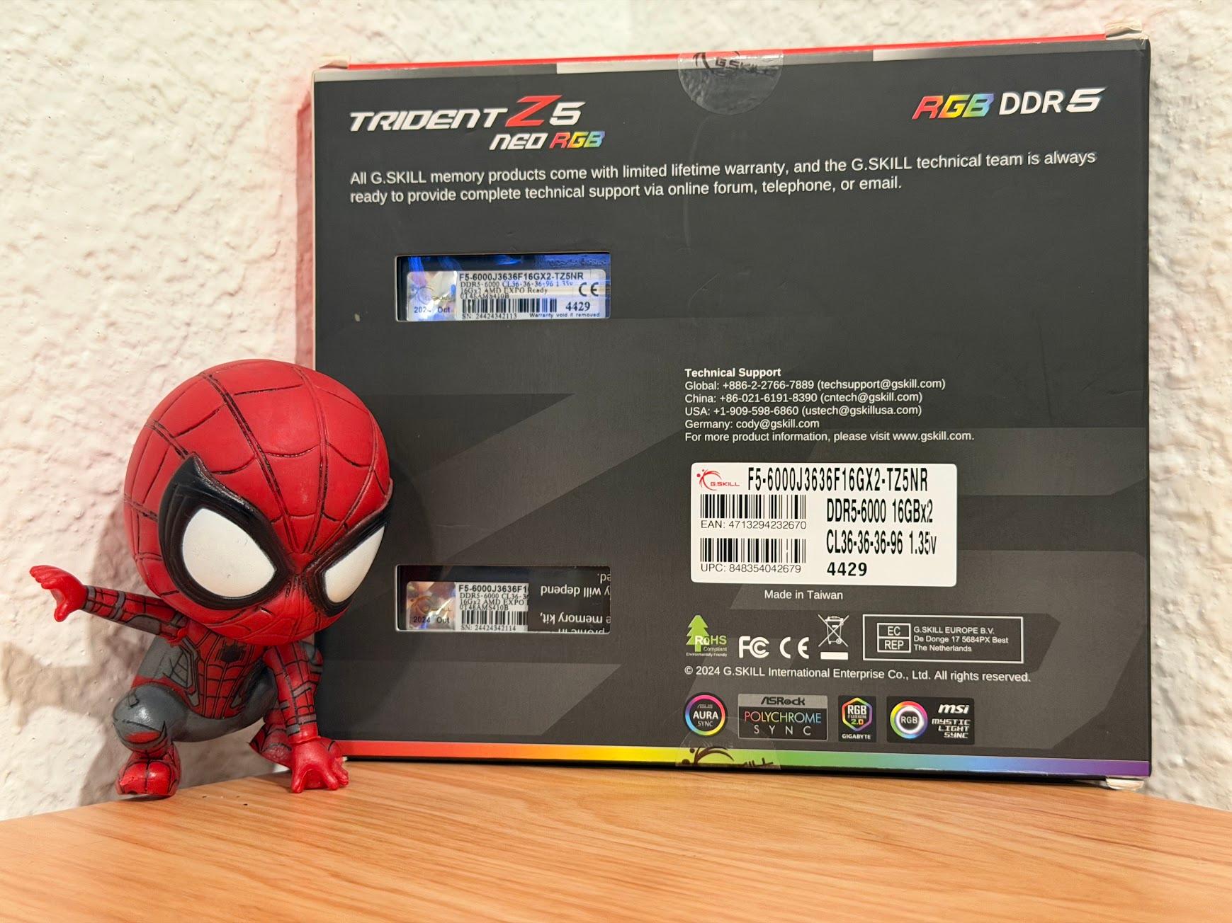 G.SKILL Trident Z5 RGB Series 32GB (2 x 16GB) 288-Pin PC RAM DDR5 6000