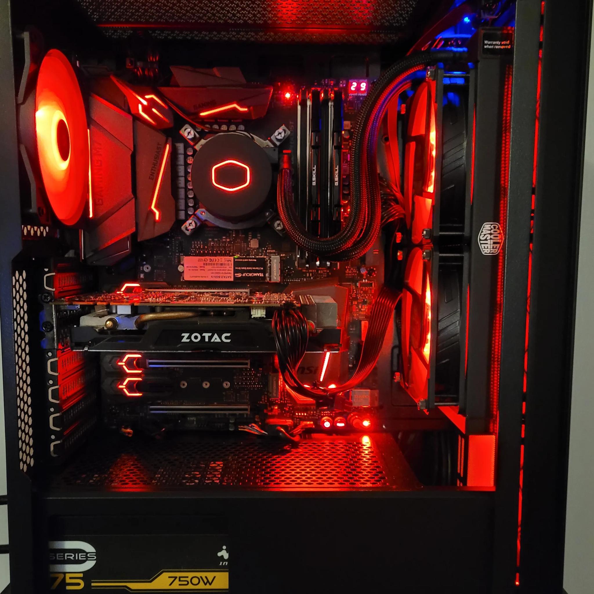 1080p Starter Gaming PC | Intel i7-7700k & Zotac GTX 1070 Mini 8GB