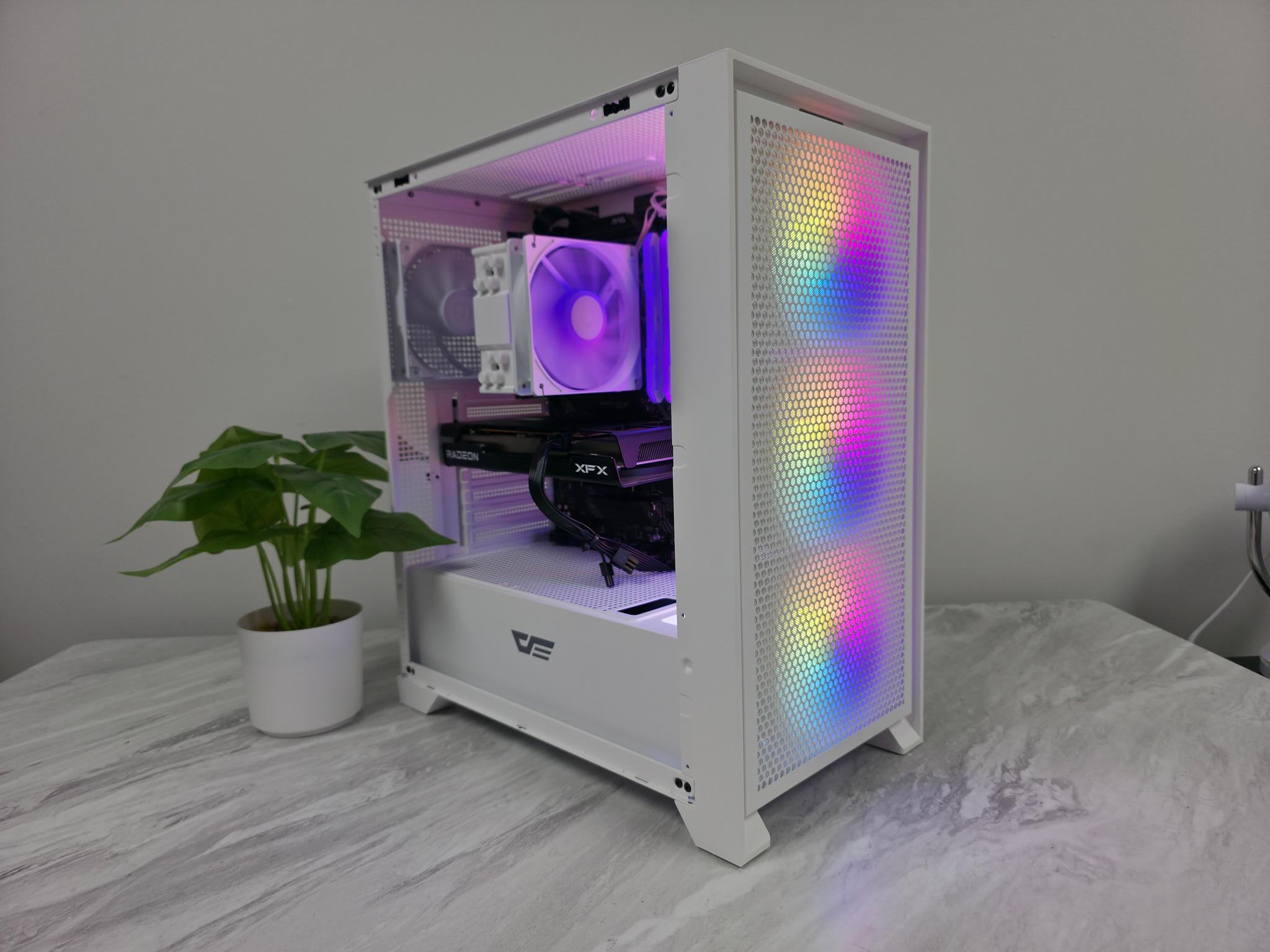 1080p Gaming Streaming PC Computer (Ryzen 3600, AMD RX 6600 8G, 16GB DDR4) $750