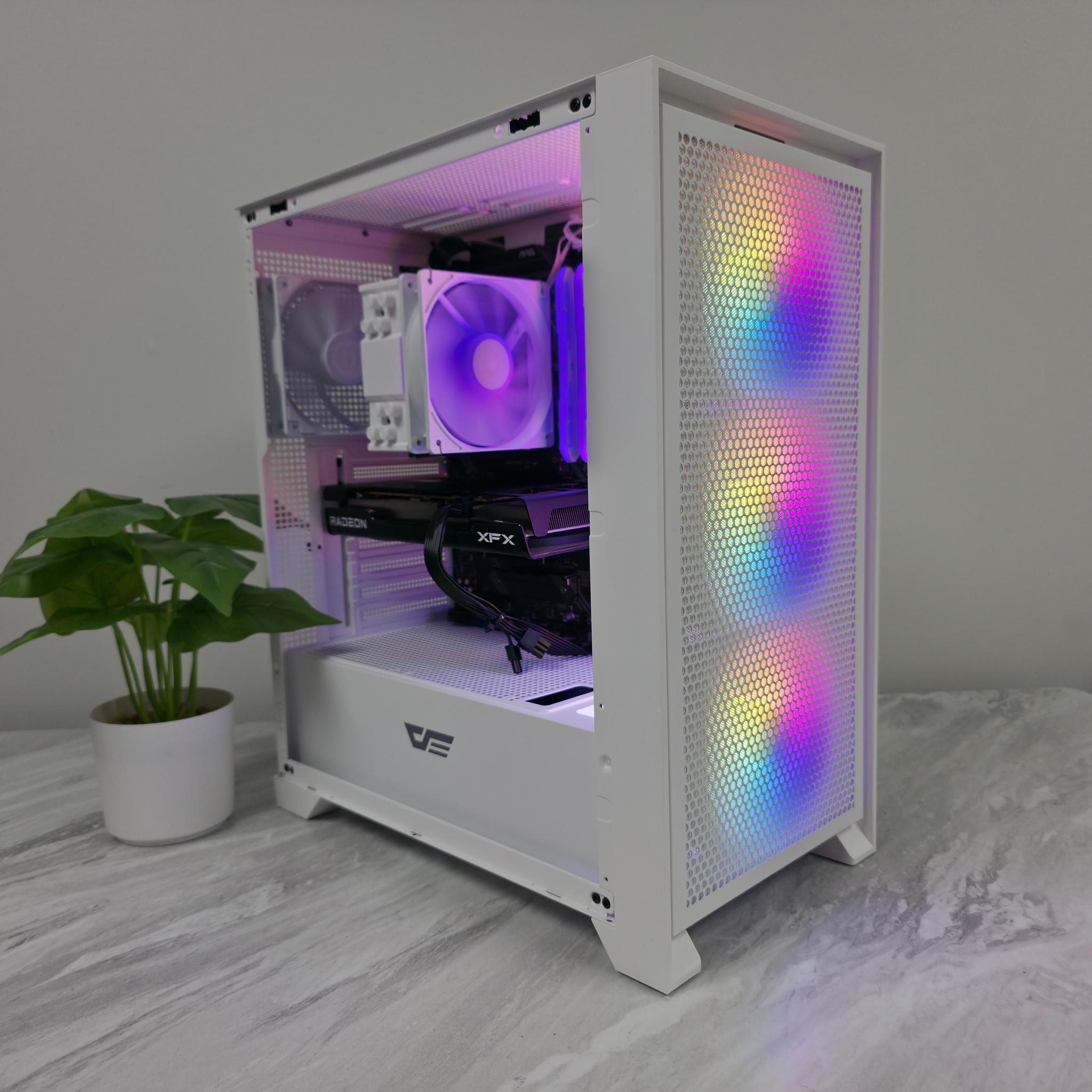 1080p Gaming Streaming PC Computer (Ryzen 3600, AMD RX 6600 8G, 16GB DDR4) $750