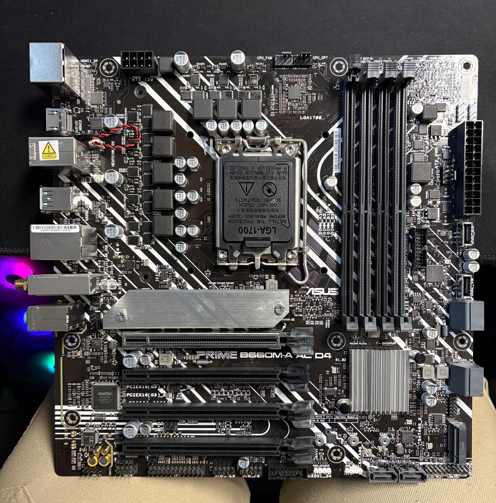 USED & FUNCTION GOOD - Asus Prime B660M-A AC D4