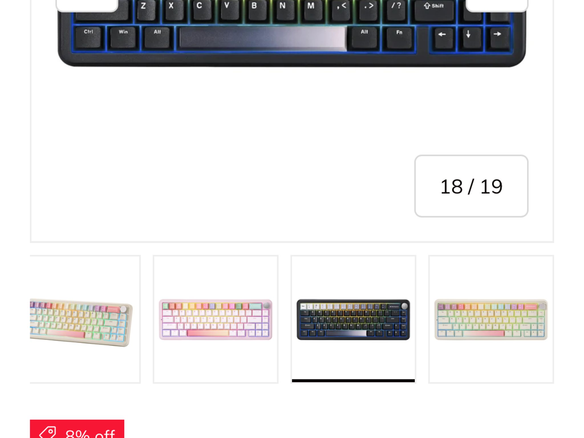 Yunzii B68 Trimode Keyboard