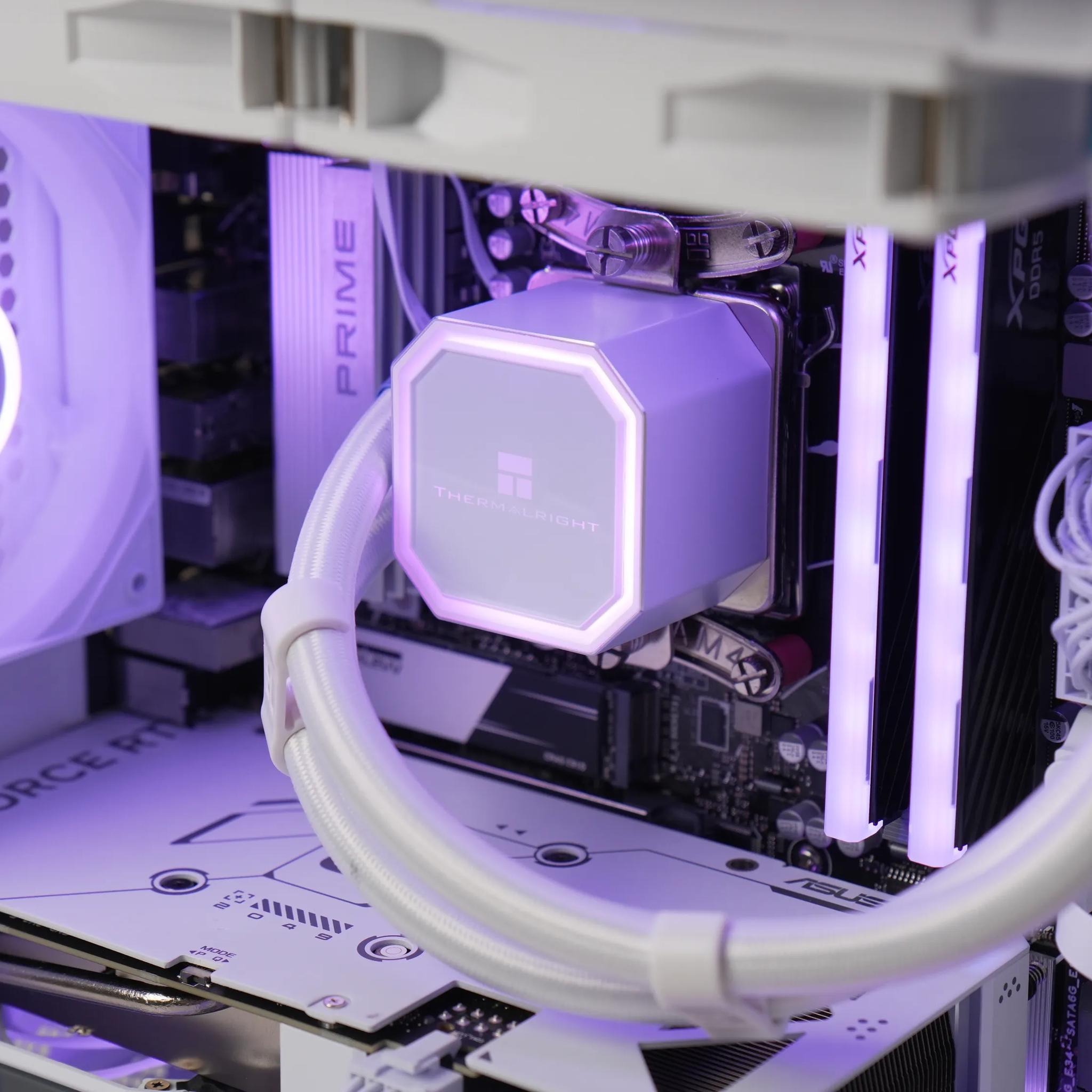 Liquid Cooled Gaming PC | RYZEN 5 7600 | RTX 4060 | 32GB DDR5 | 1TB SSD | WiFi + BT | Windows 11 |