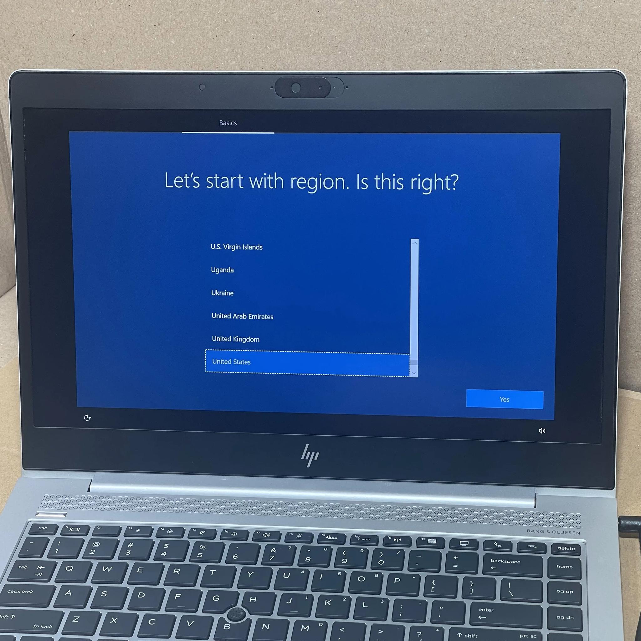 HP EliteBook 840 G5, Used, 14", i7-8550U, 16GB, 256GB
