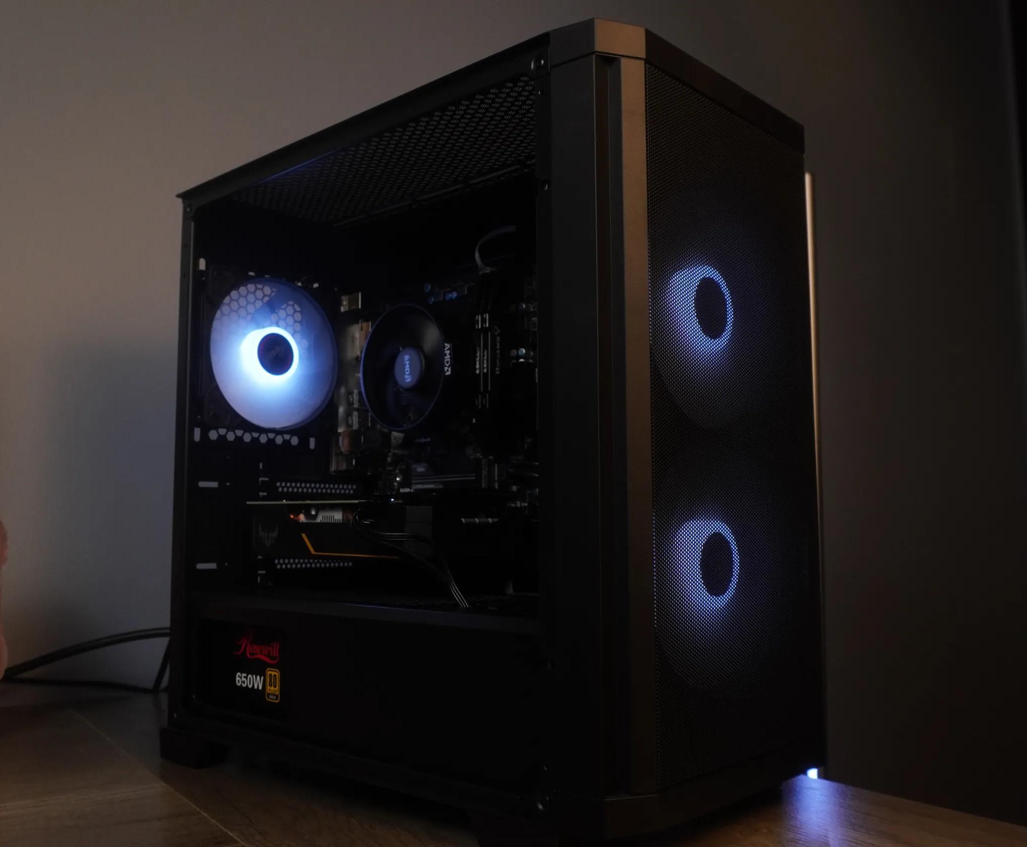 🖤 STEALTH 🖤 1080p GAMING MACHINE 💚GTX 1660 Super 🧡 Ryzen 5 5500 | 32GB | 1TB | WIFI