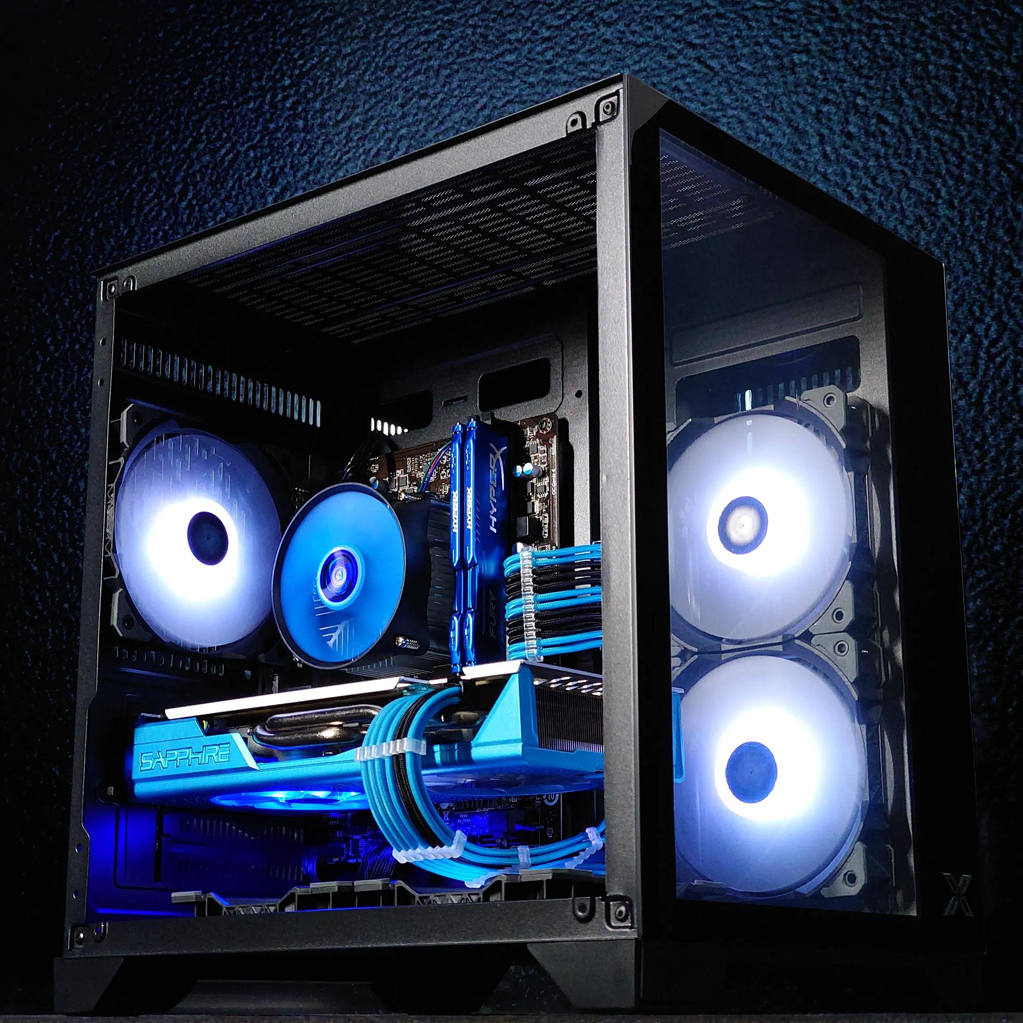 💙🤖BB-8 Budget Gaming PC🔷AMD RX 580 8GB🔷Intel Core i7 4770🔷16GB DDR3 🔷512GB SSD