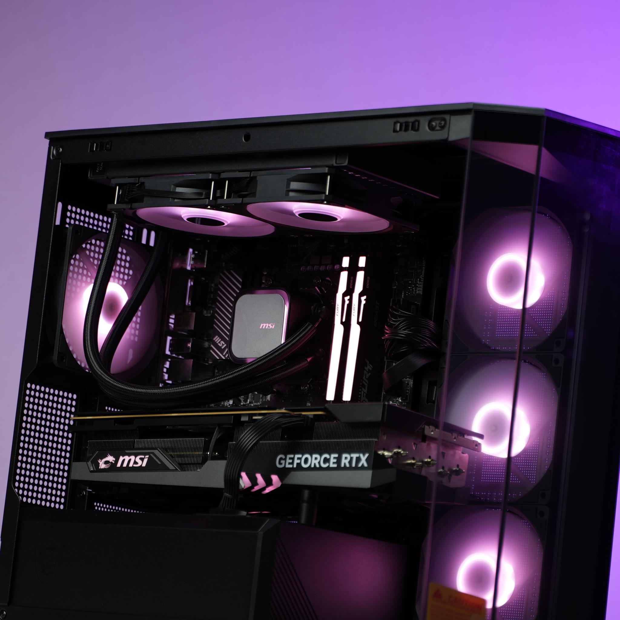 “NOIRGBFORM” RTX  4080 Ryzen 7 7700 32GB 2TB Windows 11 Workstation Gaming PC