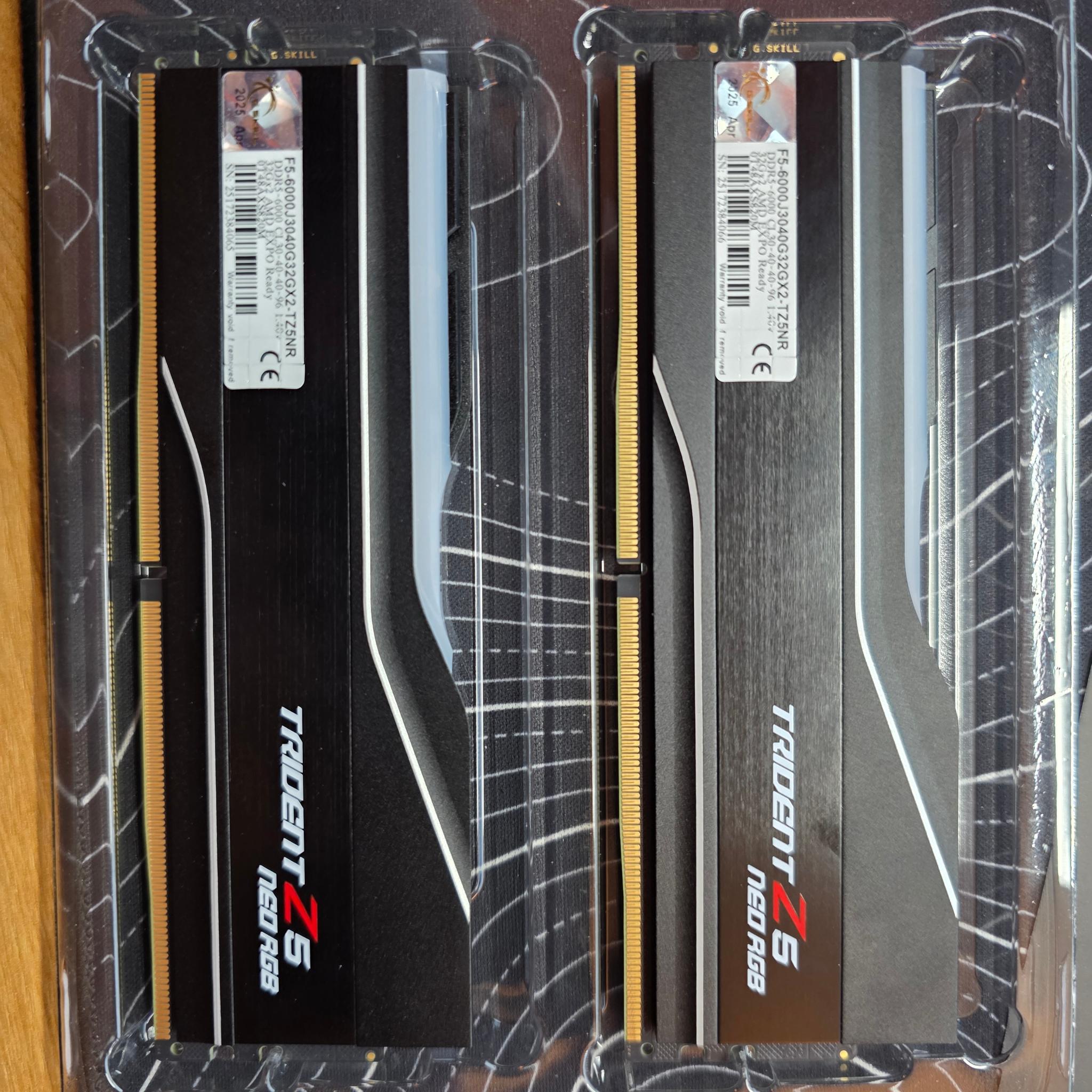 G.SKILL Trident Z5 Neo RGB Expo DDR5 64GB 2x32GB 6000MT CL30-40-40