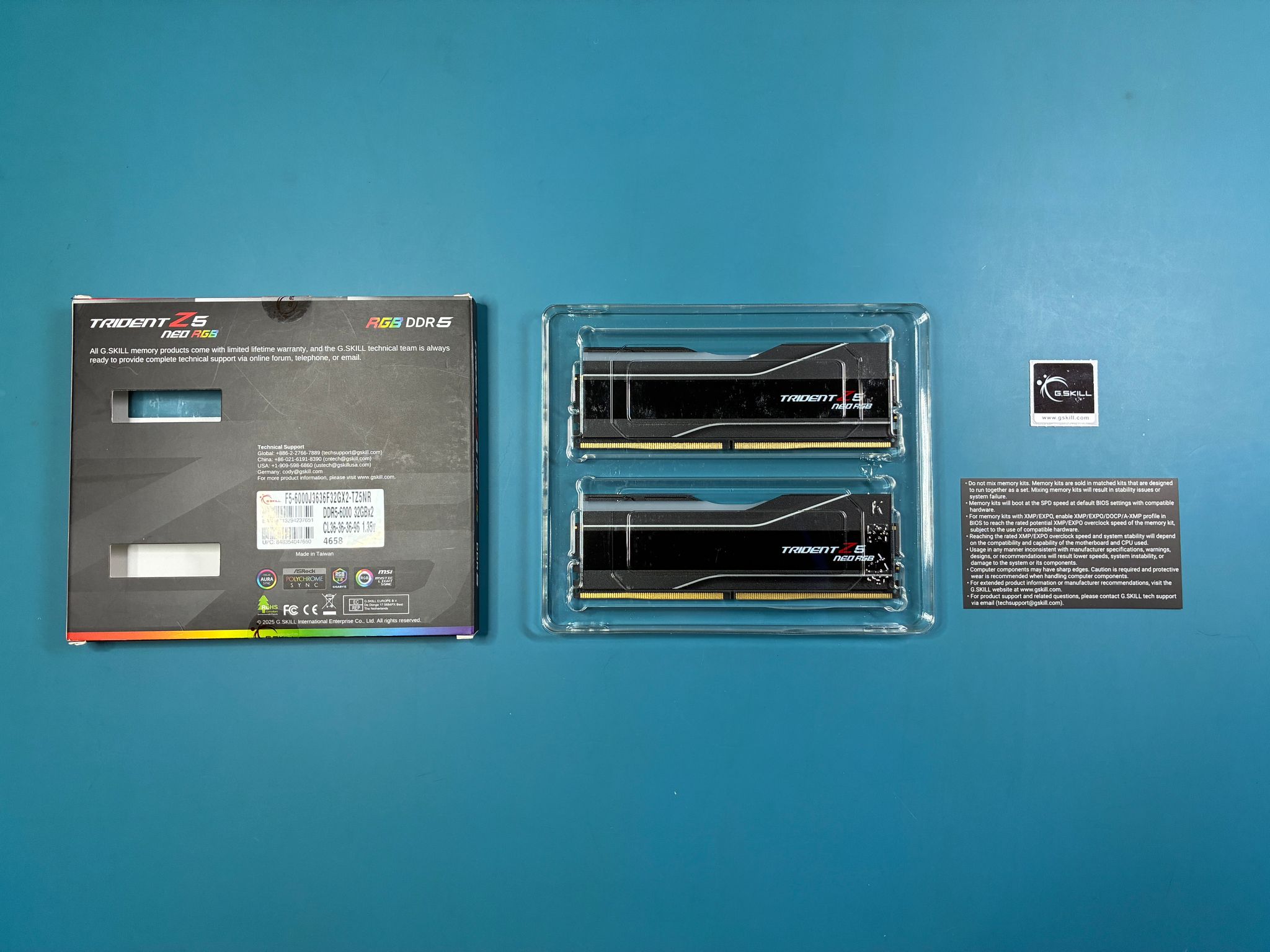 G.SKILL Trident Z5 Neo RGB DDR5 64GB Kit (Memory)