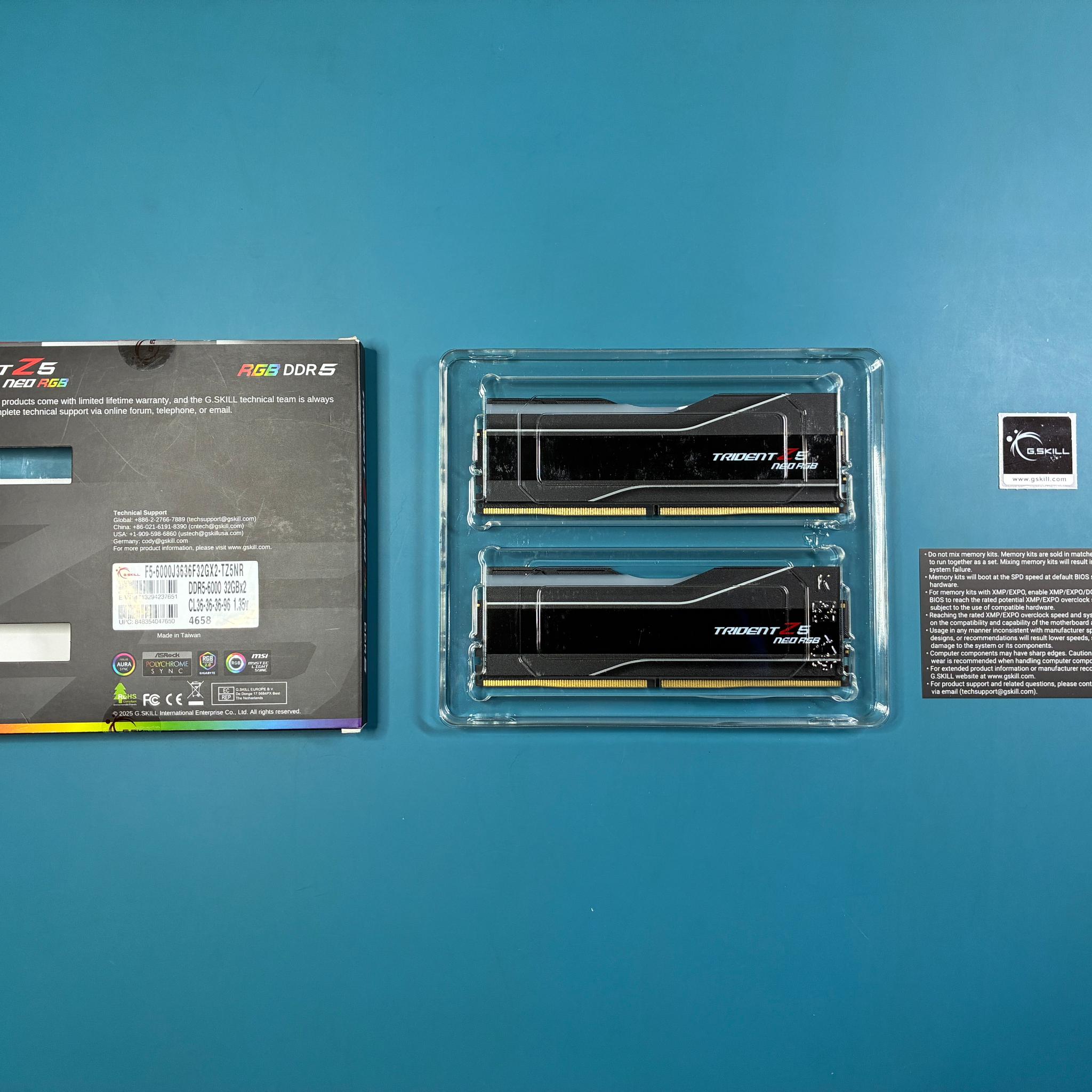 G.SKILL Trident Z5 Neo RGB DDR5 64GB Kit (Memory)