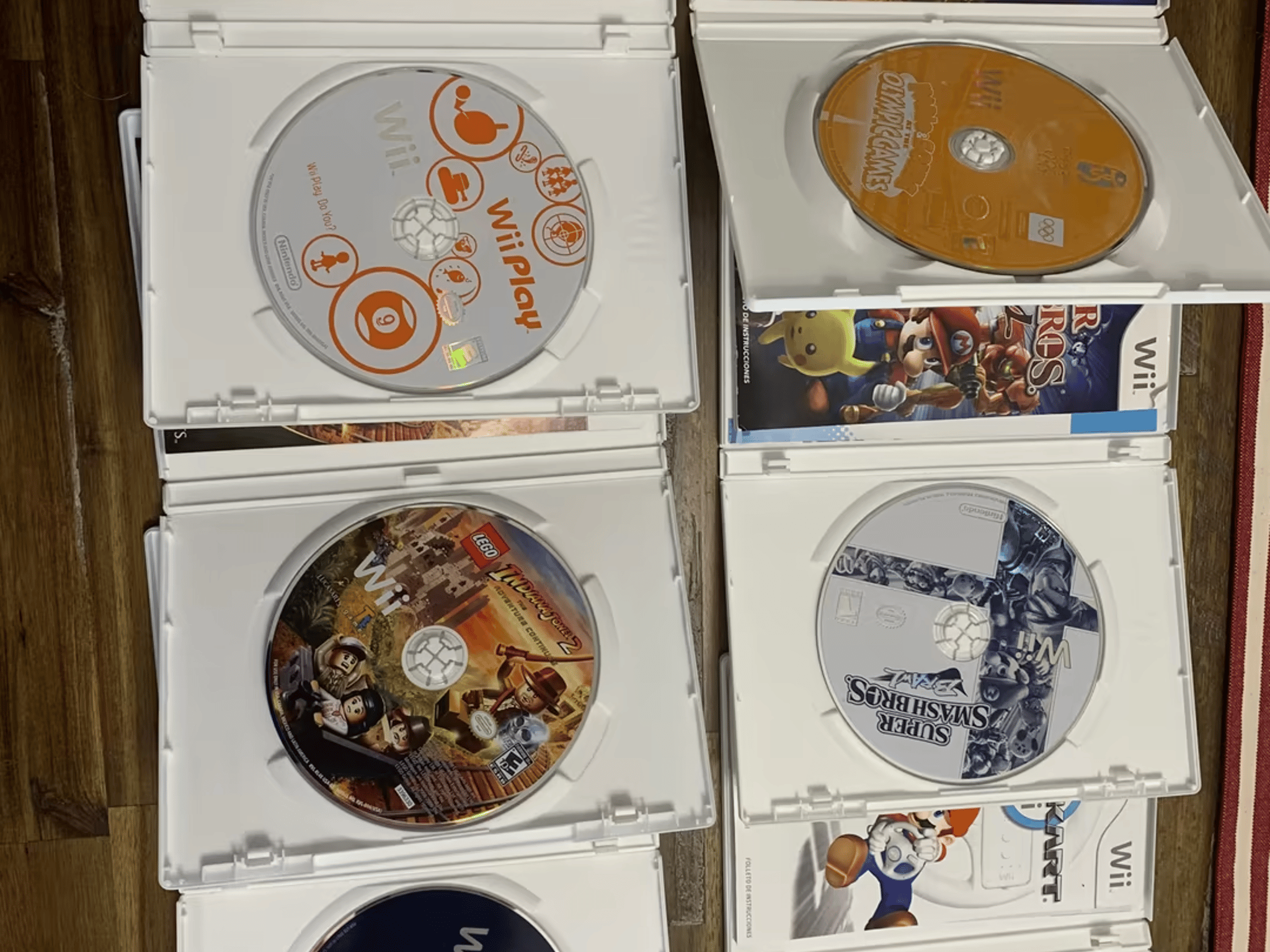 (6) Wii Games 