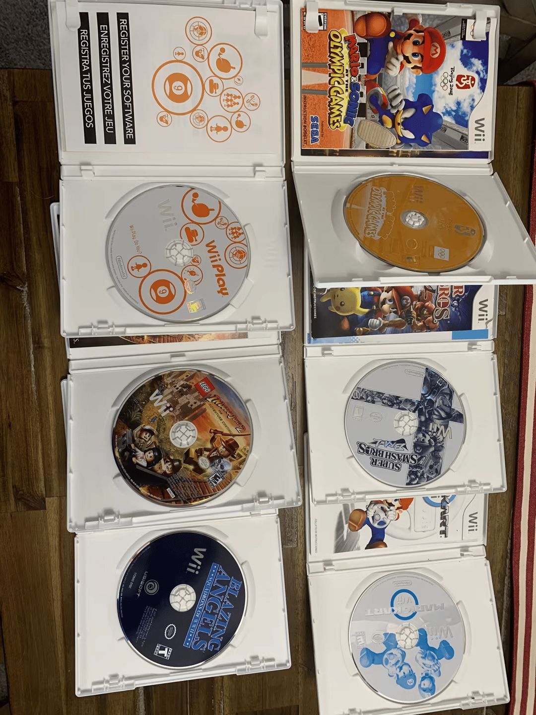 (6) Wii Games 