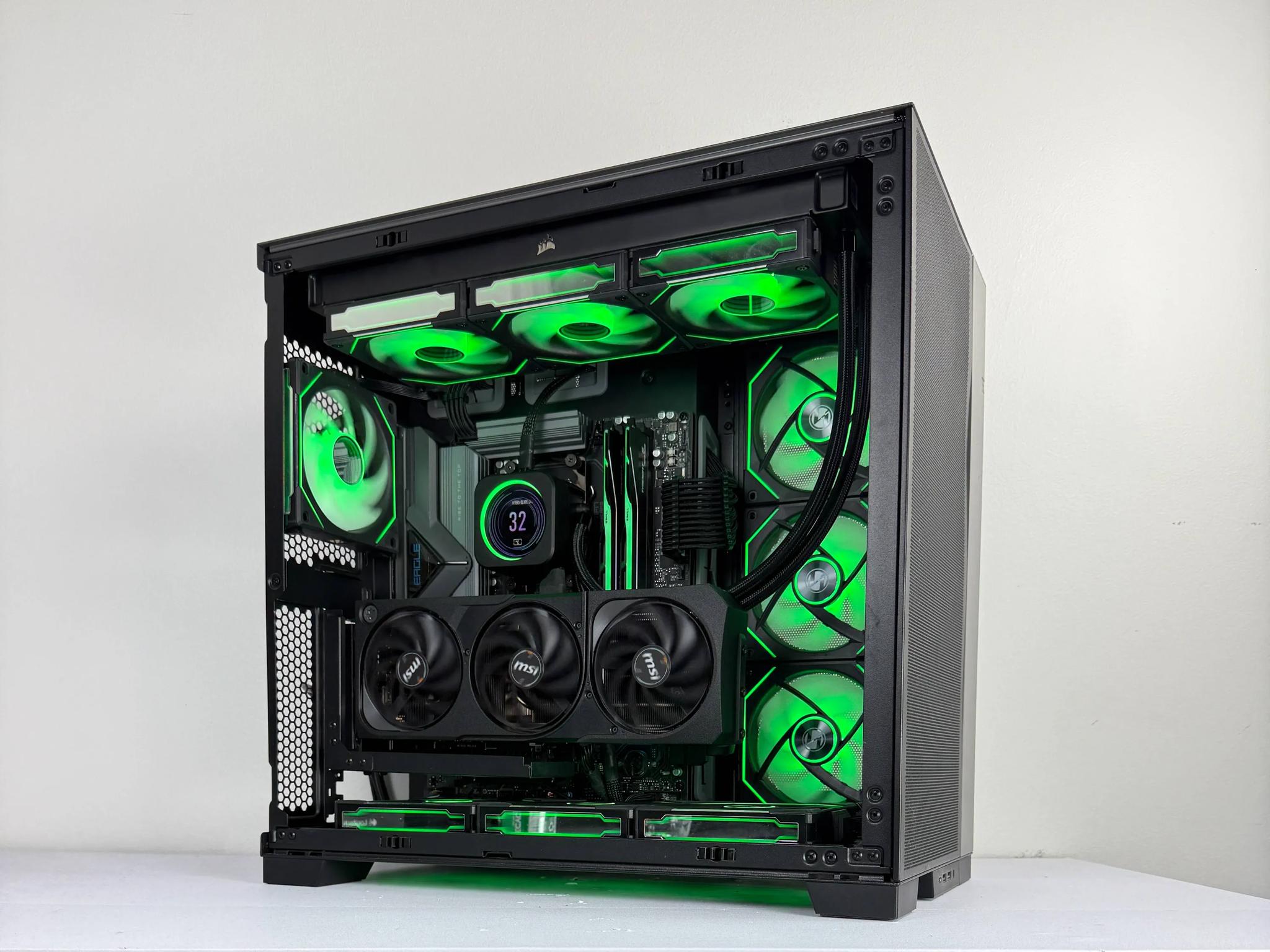 🧊ICEVEIL🧊    | 4k Streaming PC | Ryzen 7 9800X3D | MSI RTX 5070 Ti | 64GB DDR5 6000MHz