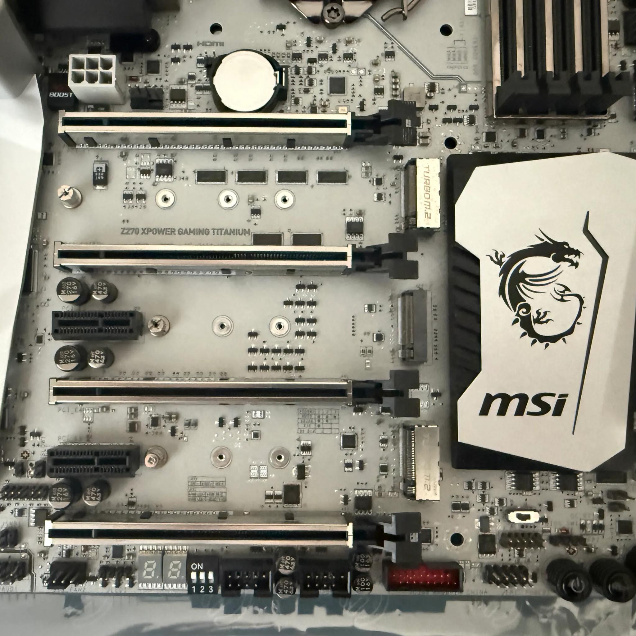 MSI Z270 XPOWER TITANIUM GAMING motherboard + Intel I3-7350k CPU