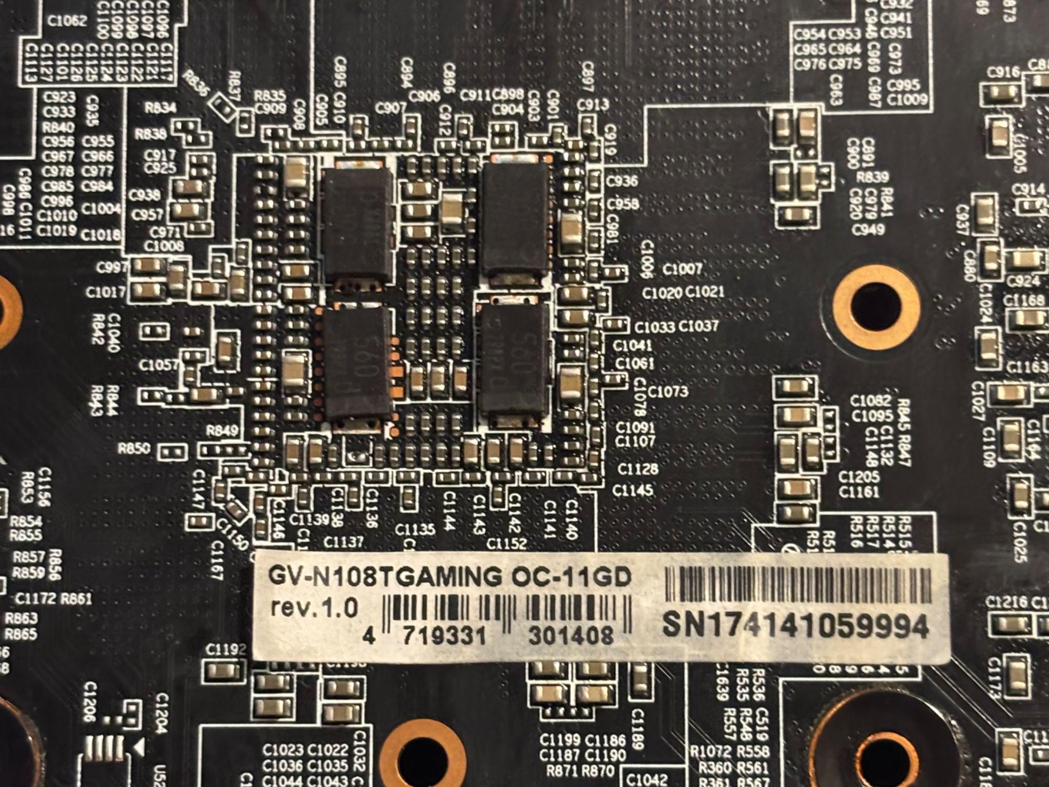Refurbished Gigabyte GeForce GTX 1080 Ti OC 11gb
