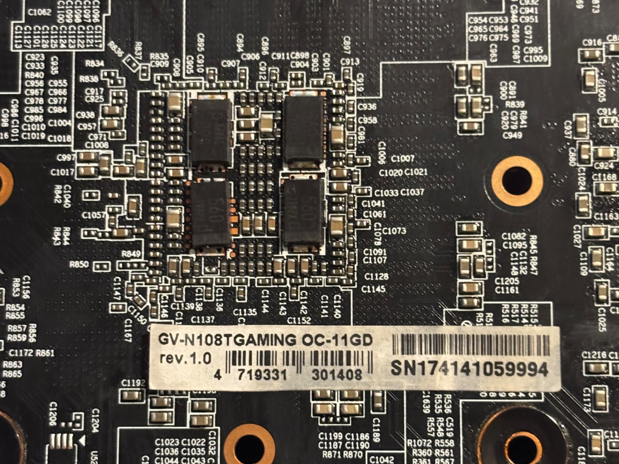 Refurbished Gigabyte GeForce GTX 1080 Ti OC 11gb