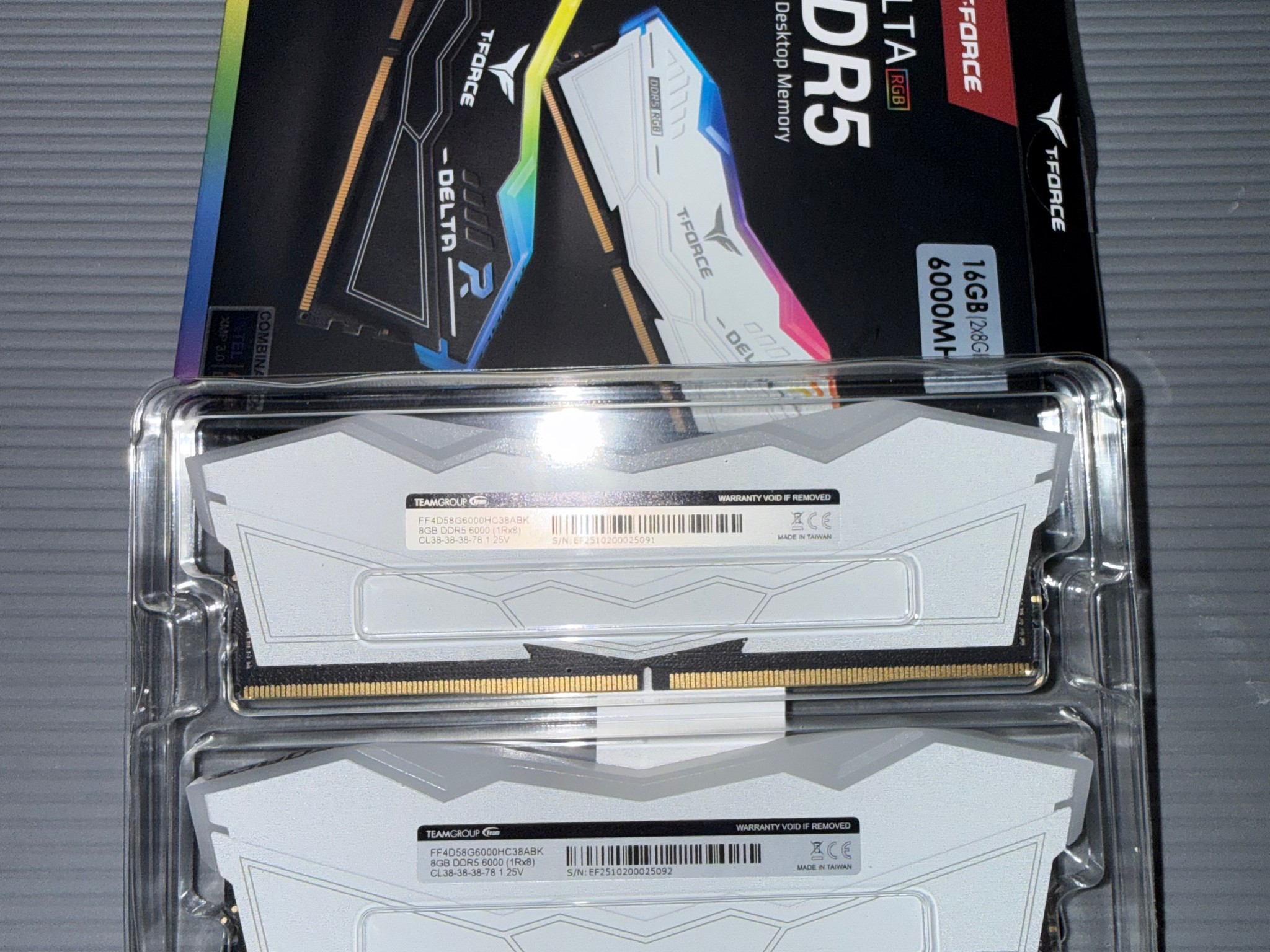 Brand New 16gb TeamGroup Delta RGB DDR5 RAM