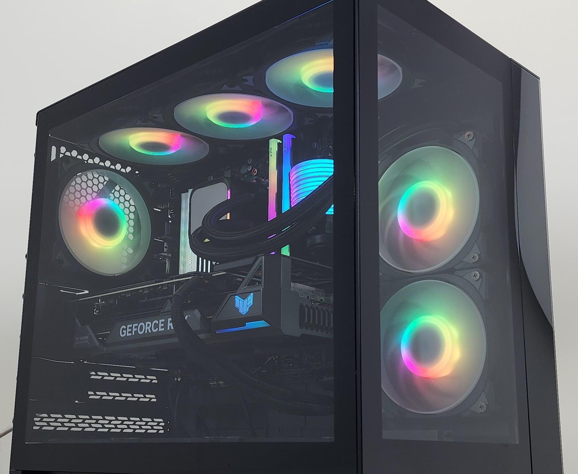 Gaming PC Ryzen 5 7600X3D 32GB RAM 1TB SSD RTX 4070 Ti 12GB Windows 11 Computer