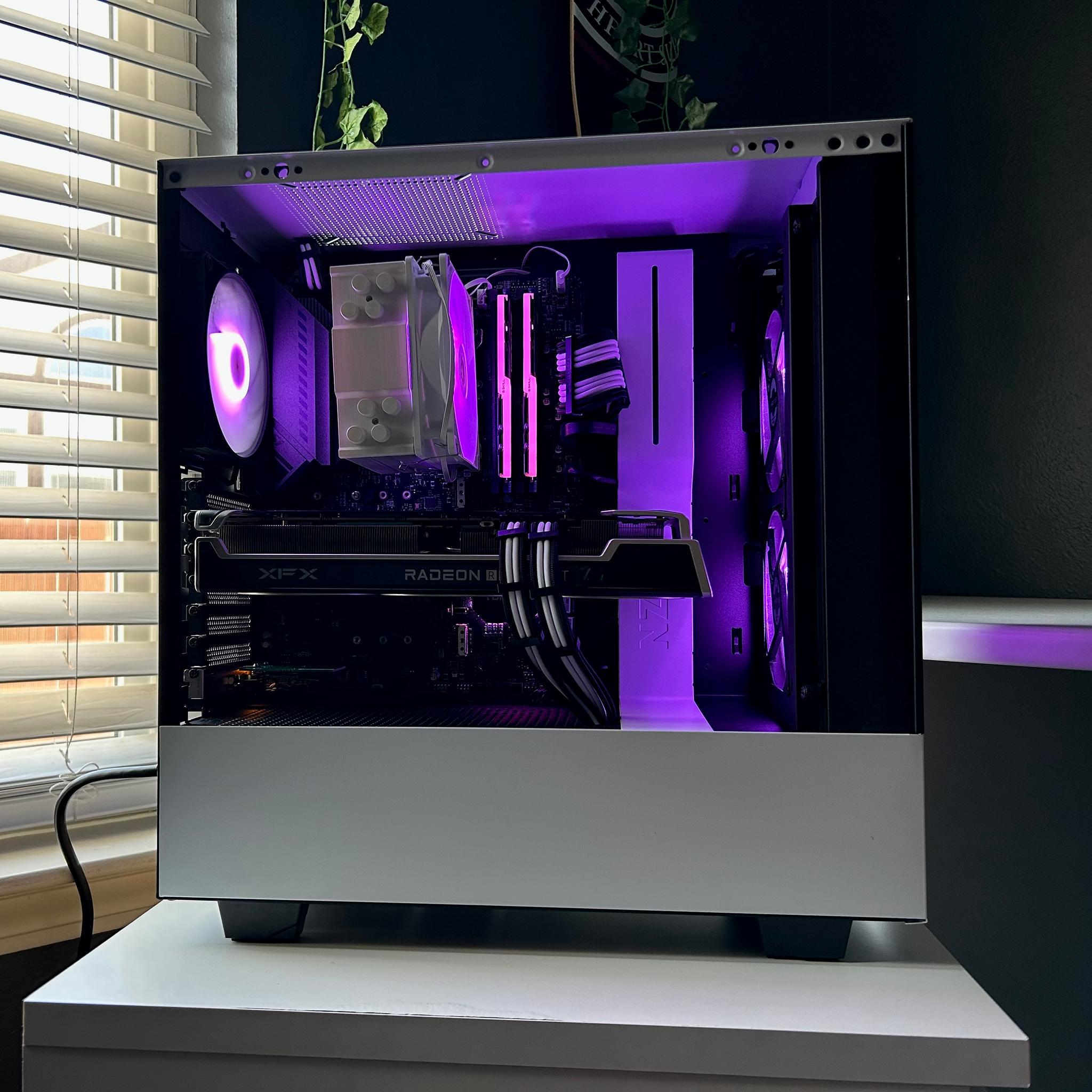 ⚫🟣⚪️ XFX RX 6700XT 12GB // Intel i5 11400F