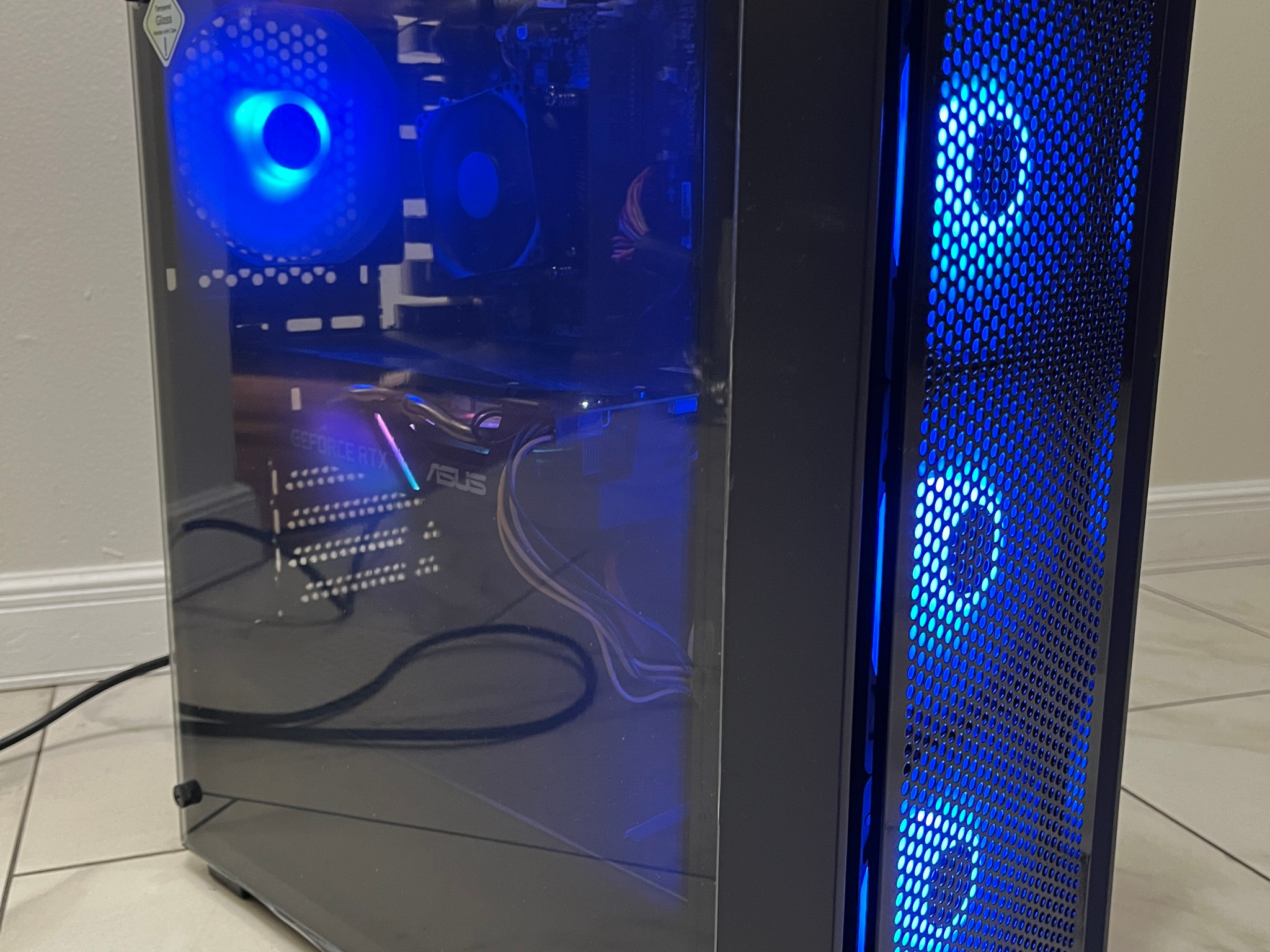NVIDIA RTX 2060, Intel Core i5-6400, 16GB RAM, 750GB Storage, RGB Gaming PC w/ Wi-Fi & BT