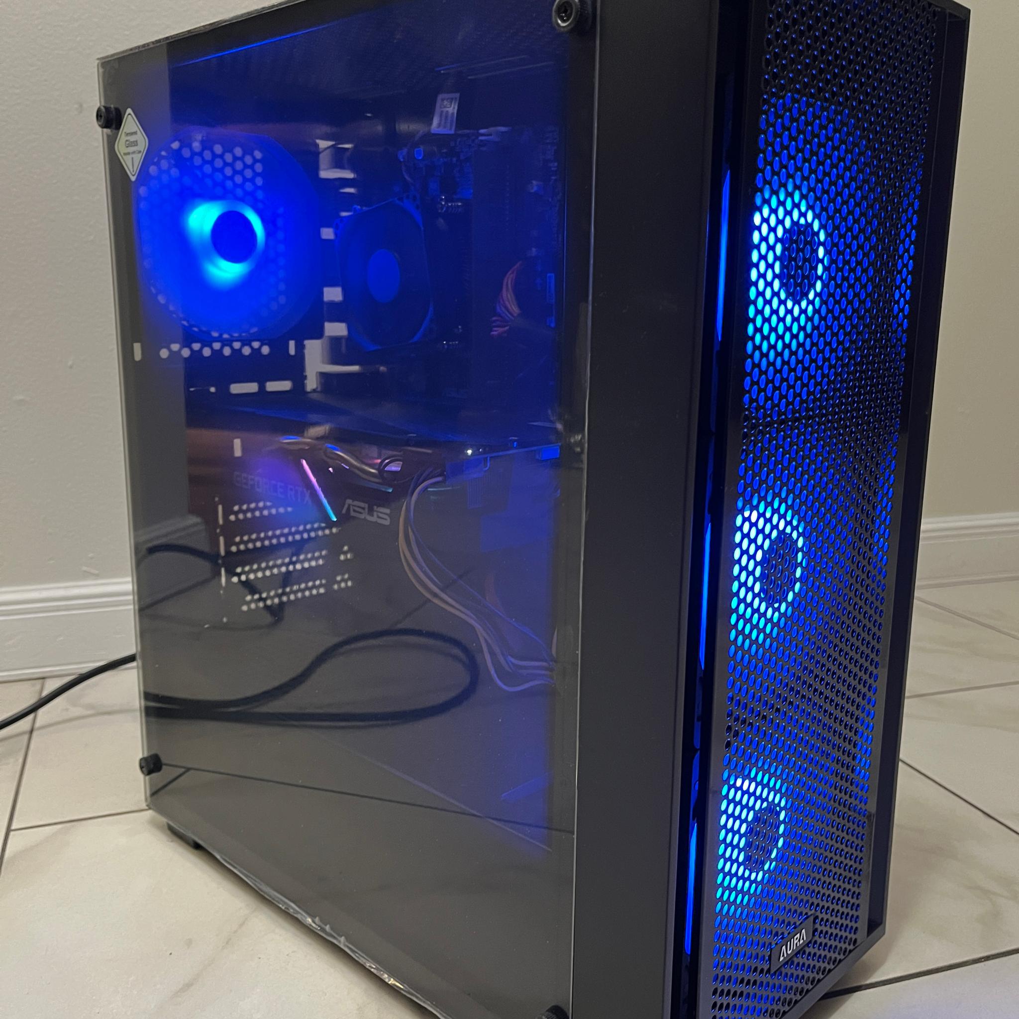 NVIDIA RTX 2060, Intel Core i5-6400, 16GB RAM, 750GB Storage, RGB Gaming PC w/ Wi-Fi & BT
