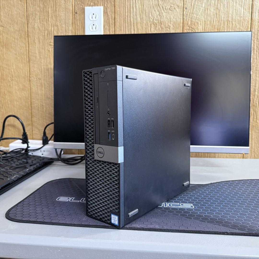 Dell OptiPlex 7060, i5, 16GB, 256 NVME, AMD RX 6400 LP - VERY LIGHT "Gaming" - Windows 11 PRO