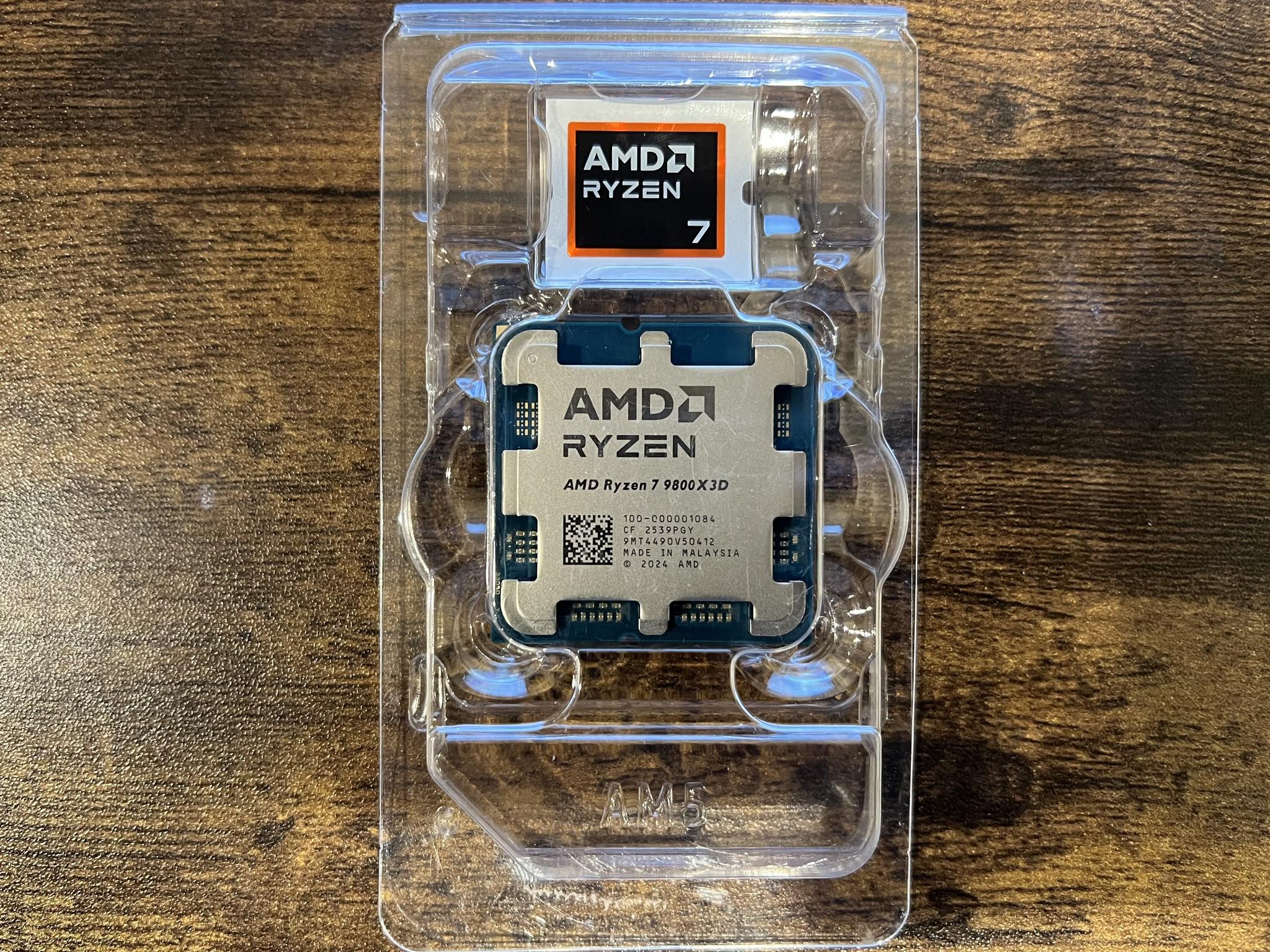 AMD Ryzen 7 9800X3D AM5 CPU Processor