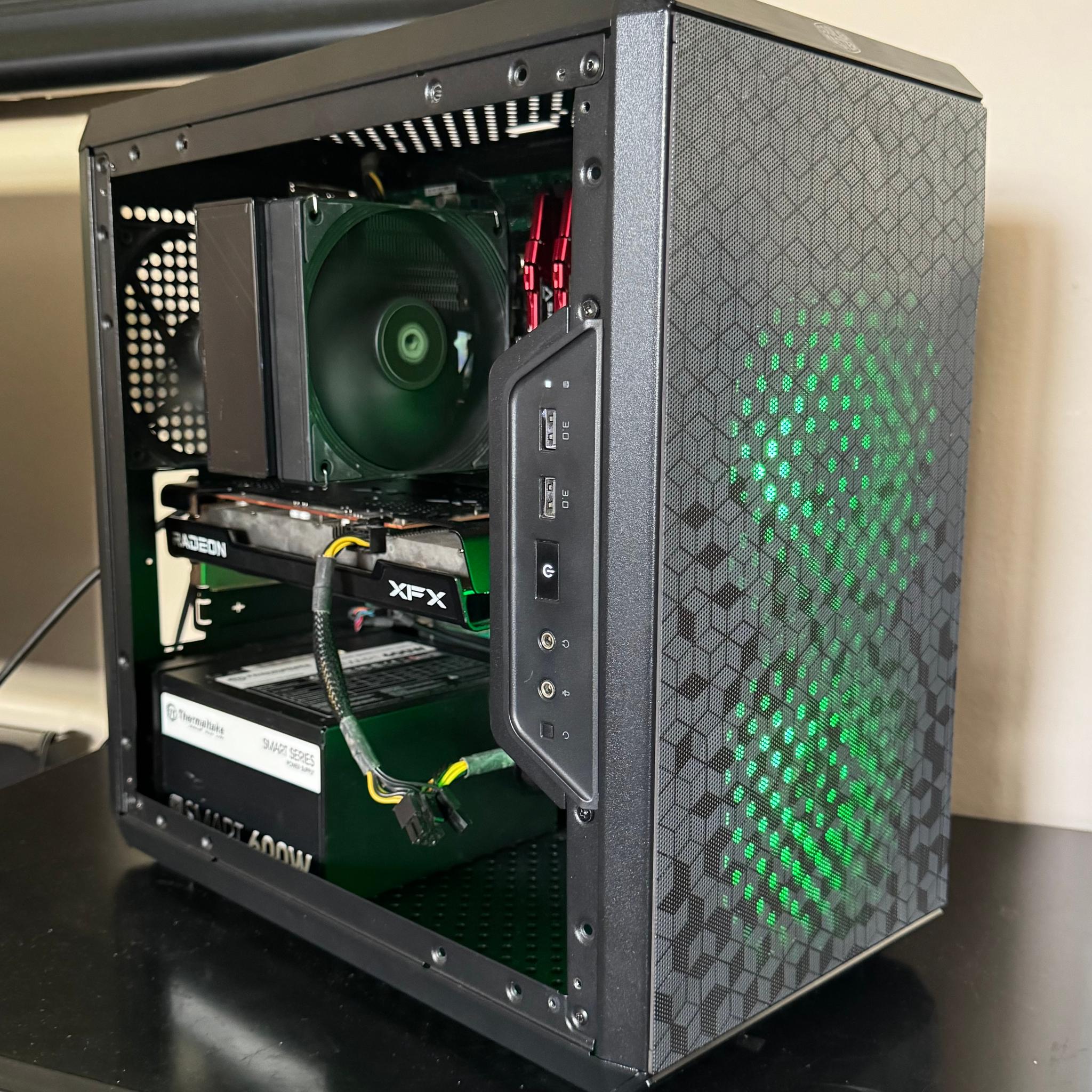 i7-9700F, RX 6600, 2TB Hynix Gold SSD, 16GB G.Skill RAM, Windows 11, Wifi Custom Gaming PC