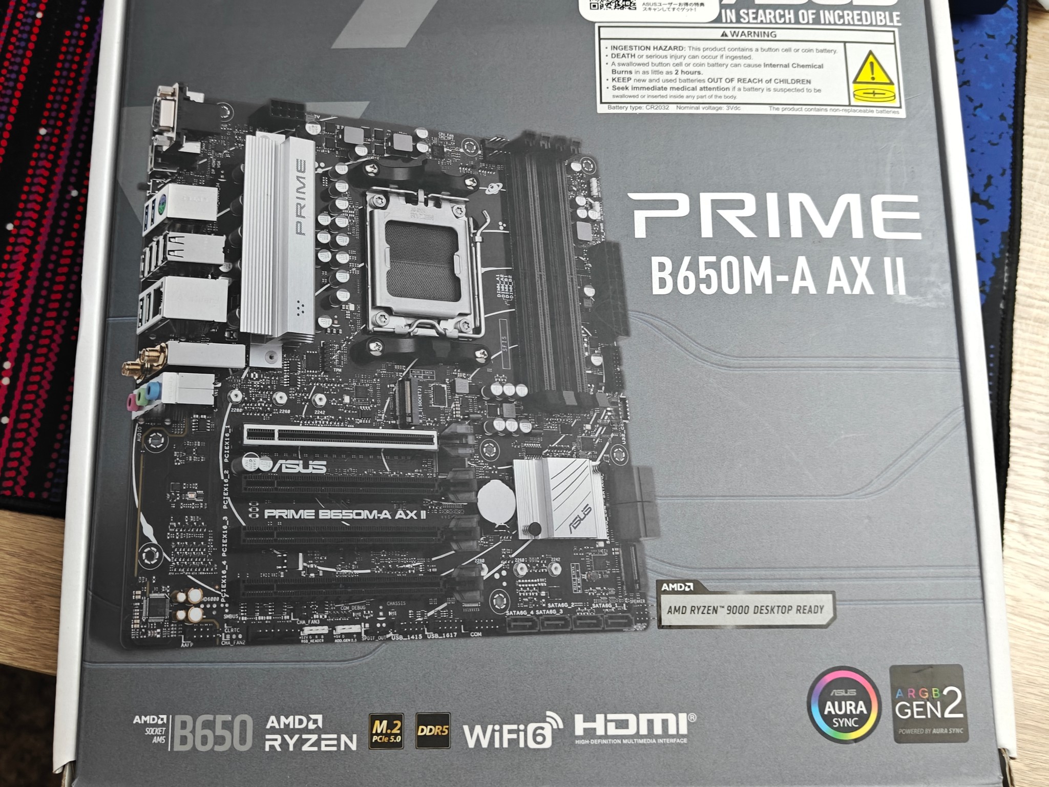 Amd Ryzen 5 9600x | Asus Prime B650M | 32gb ddr5