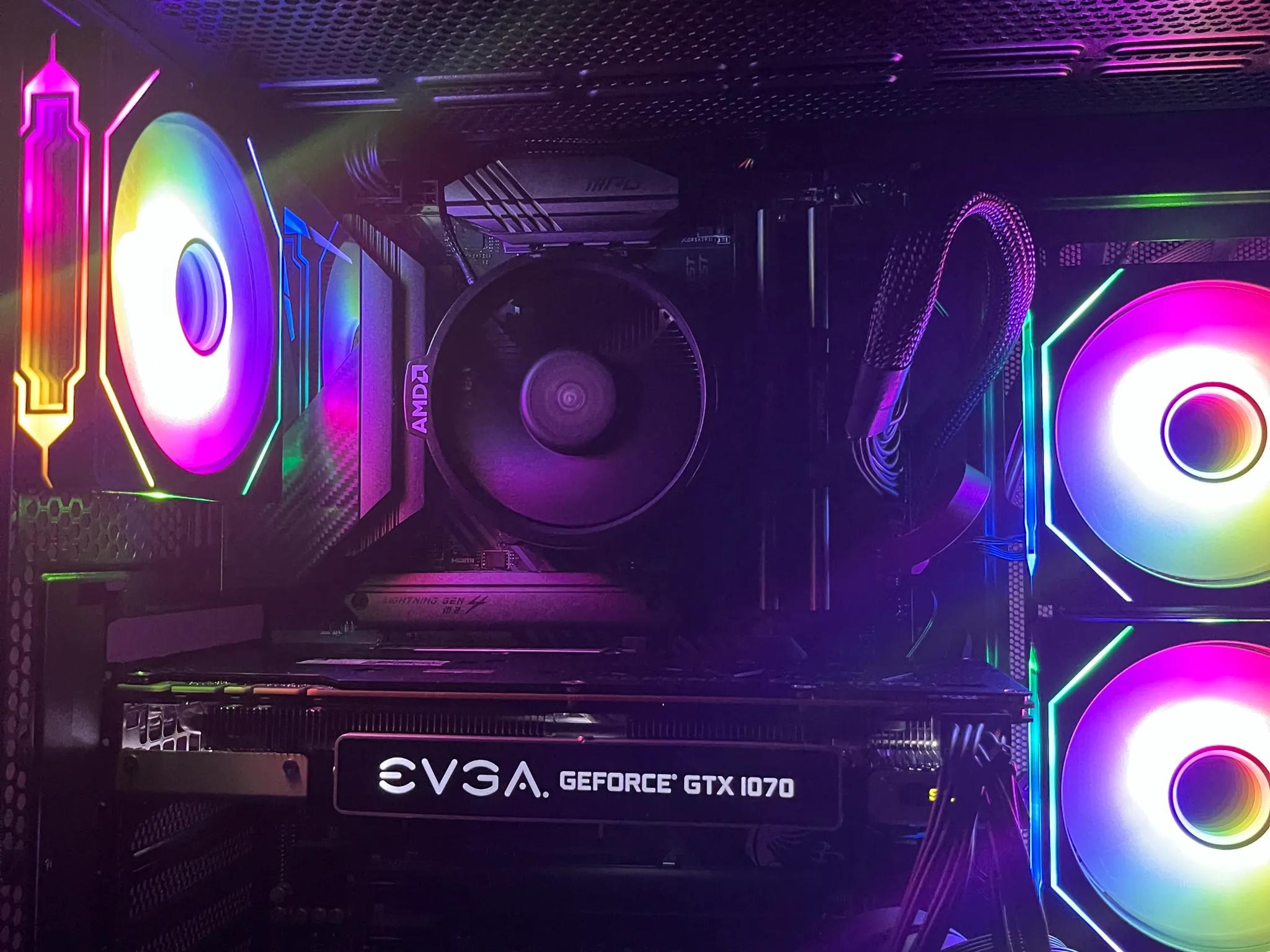 CUSTOM GAMING PC (Ryzen 5 5500 + NIVIDA GTX 1070 + 1TB SSD + 16GB RAM)