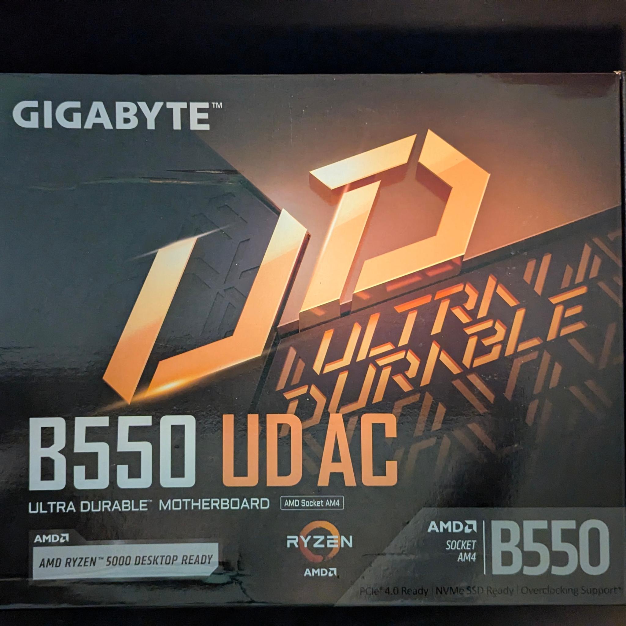 Gigabyte B550 UD AC Rev 1.2 ATX AM4 Motherboard