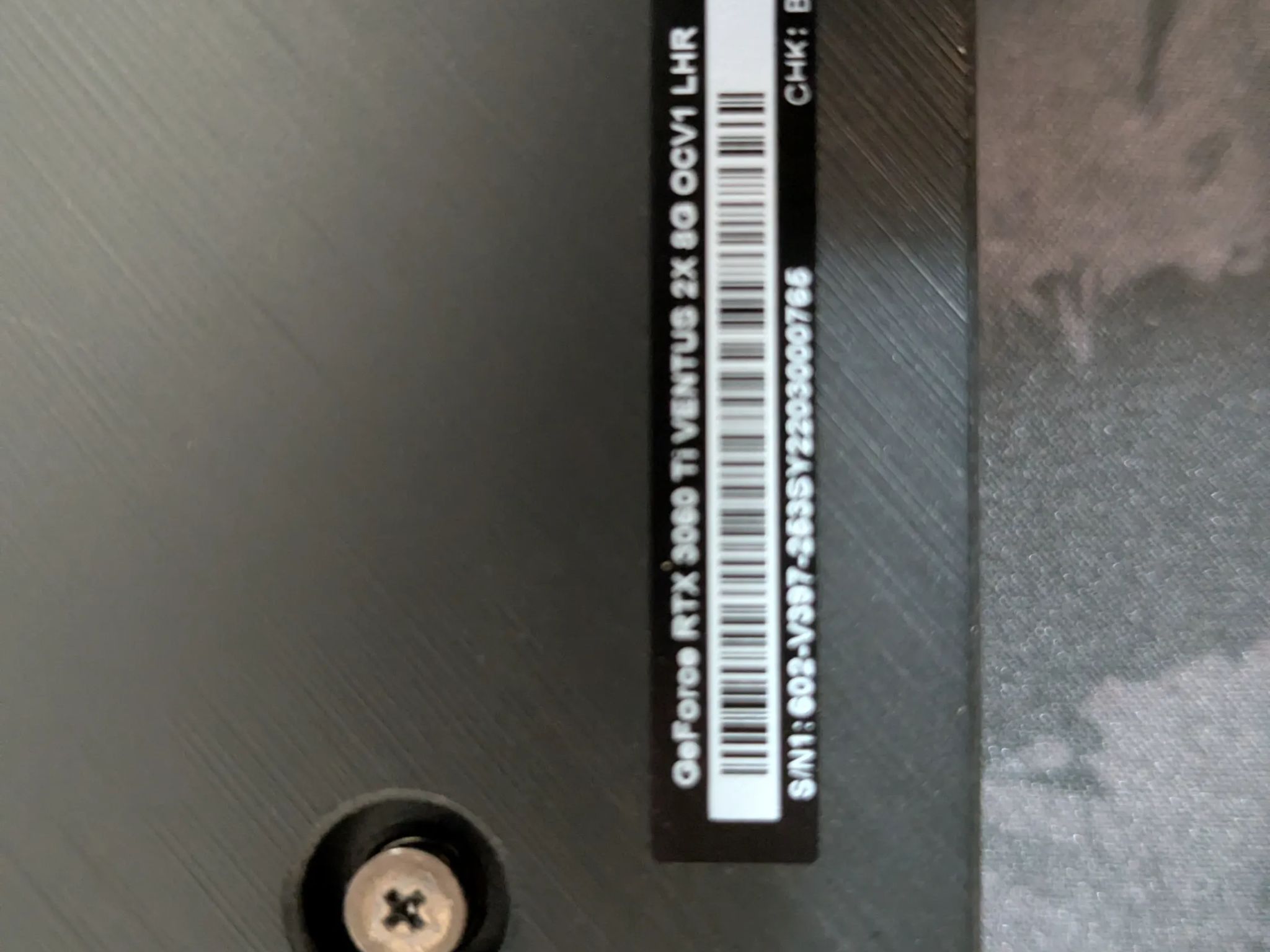 MSI Ventus 2X RTX 3060 TI with Box