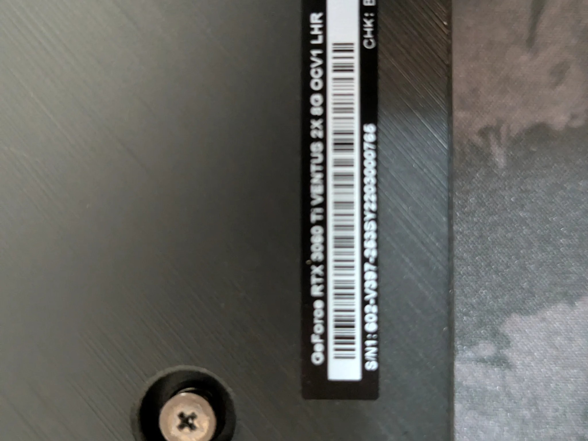 MSI Ventus 2X RTX 3060 TI with Box
