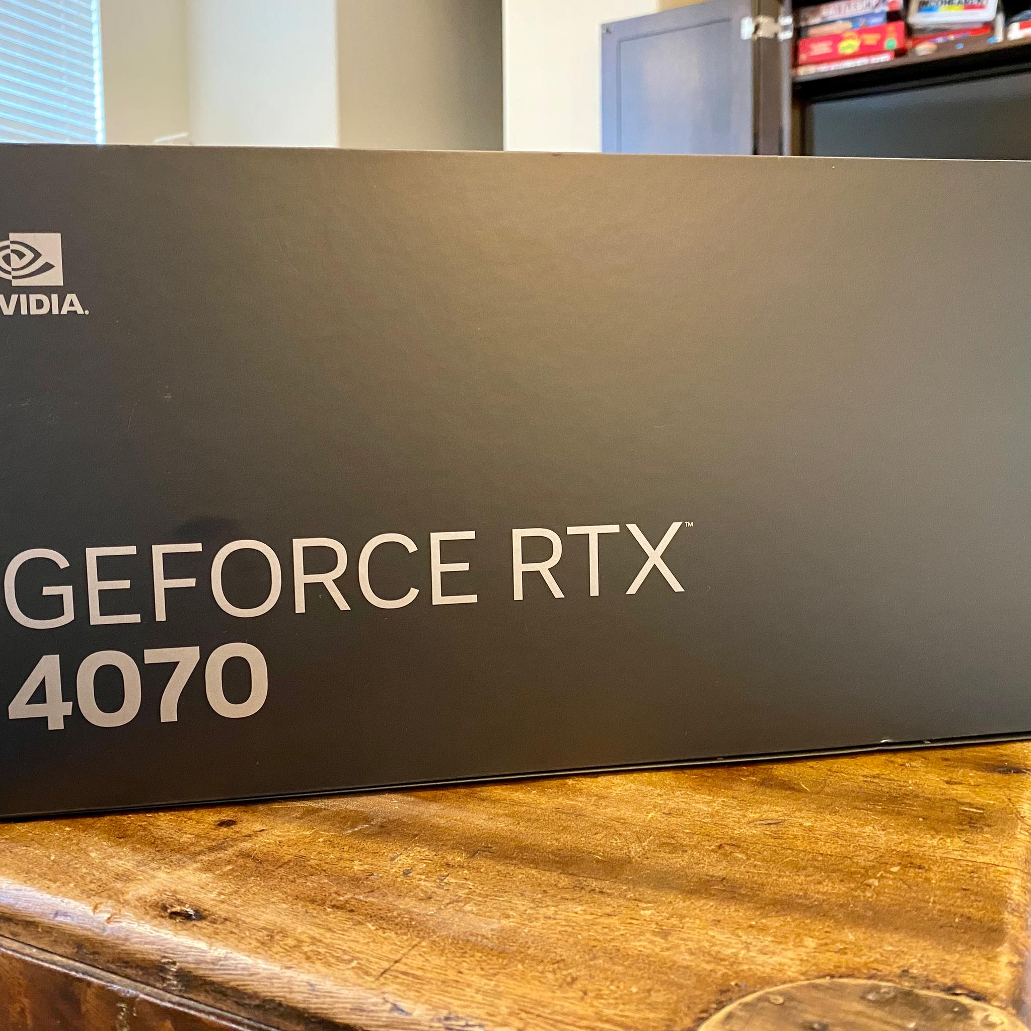RTX 4070 Founders Edition - Excellent Condition