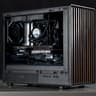 Simplistic Wood PC | RTX 5070 12GB, Ryzen 7 7700X, 32GB DDR5, 1TB NVMe, LCD AIO | Gaming PC