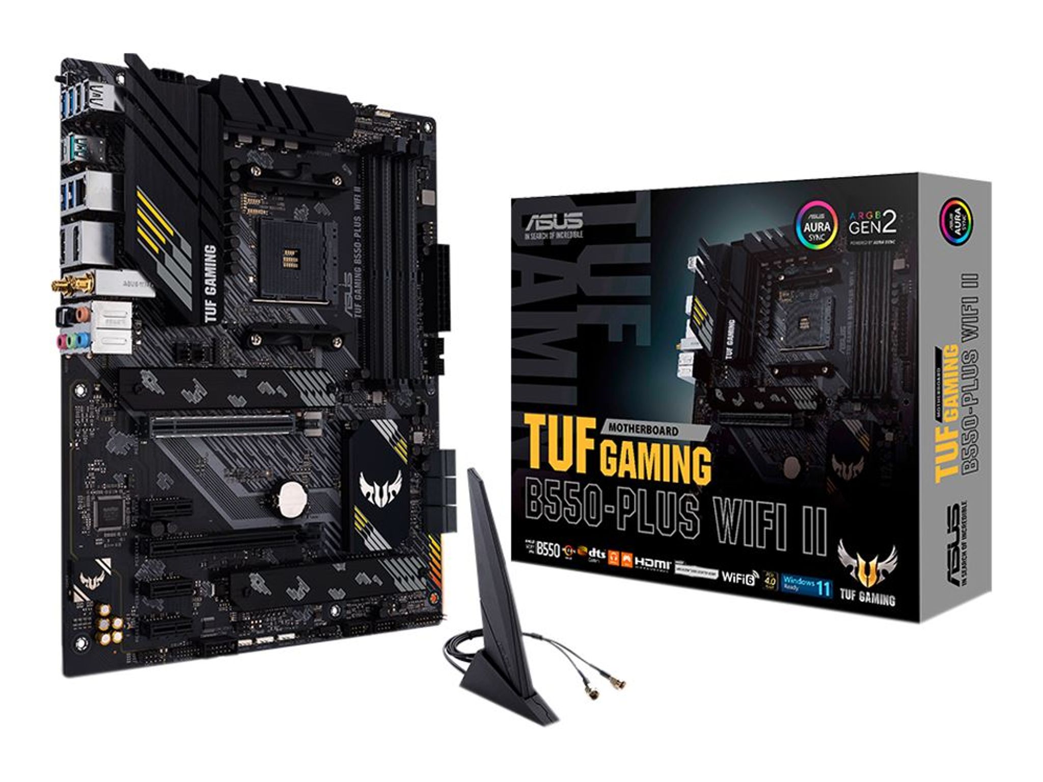 ASUS B550-PLUS TUF Gaming WiFi II AMD AM4 ATX Motherboard