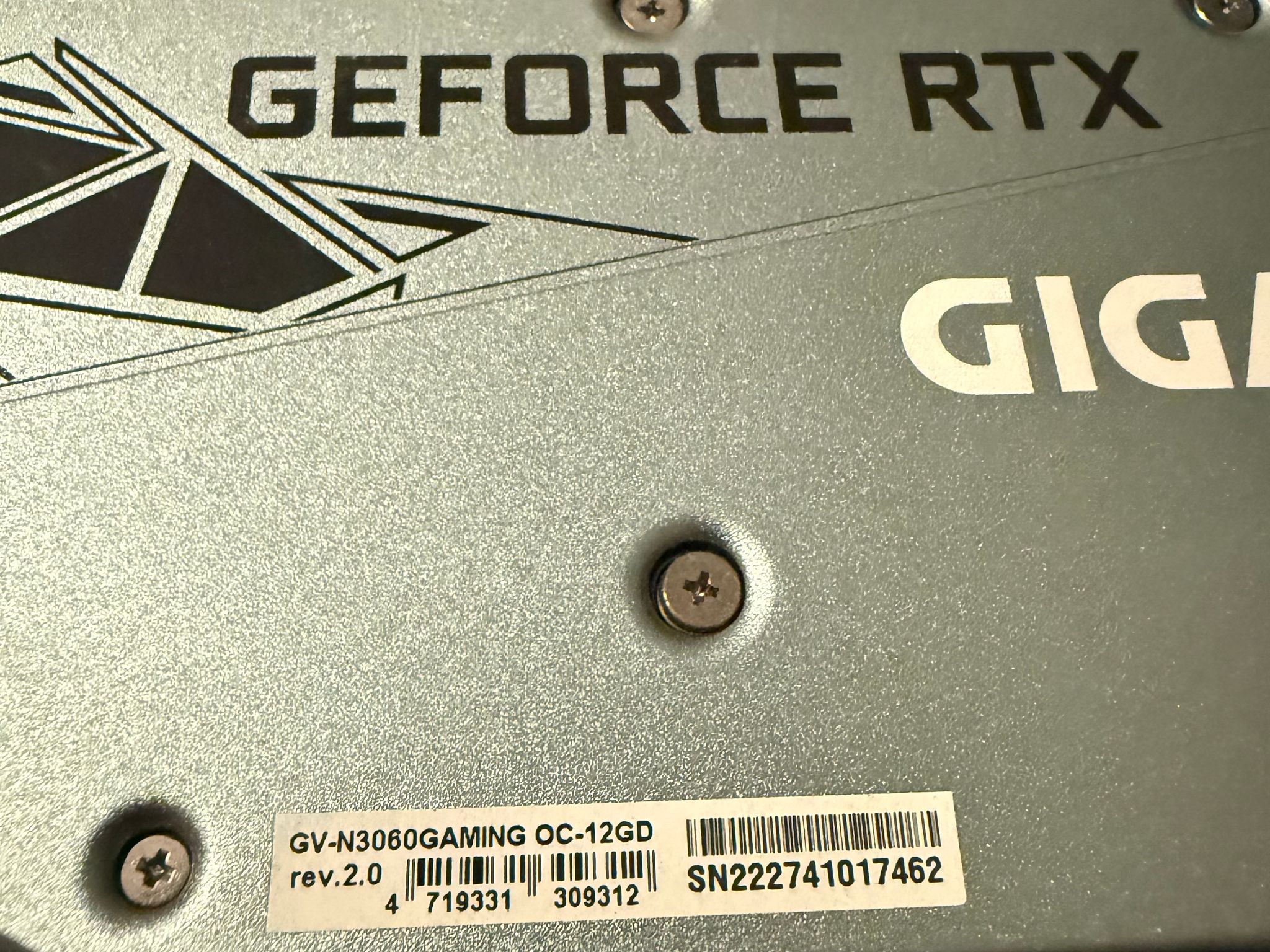 GIGABYTE GAMING OC GeForce RTX 3060 12GB