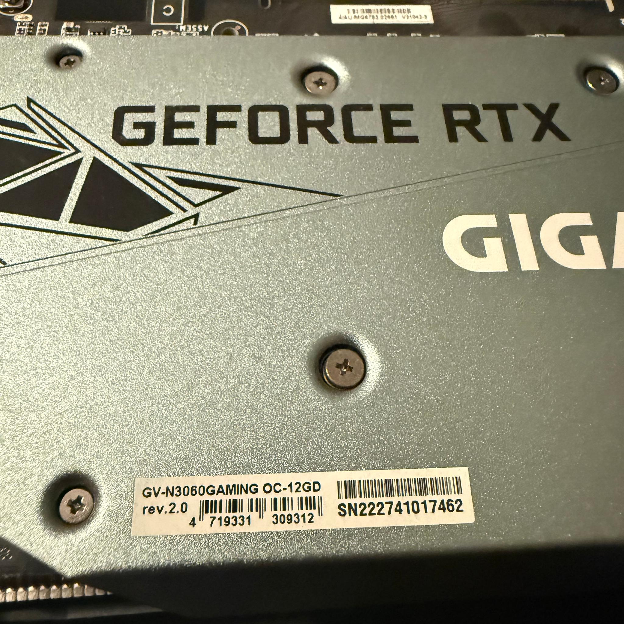 GIGABYTE GAMING OC GeForce RTX 3060 12GB