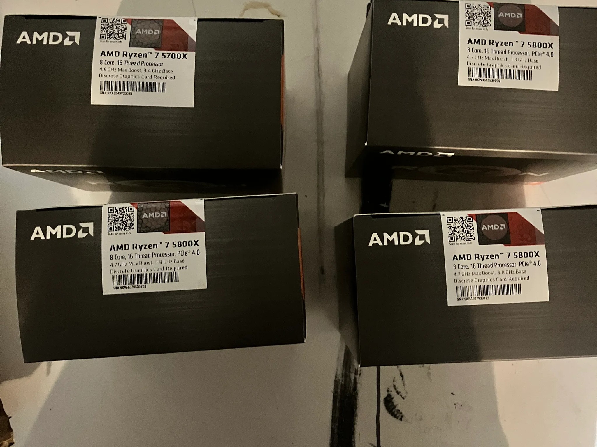 UNOPENED Brand New AMD Ryzen 7 5800x 8 Core 16 Thread