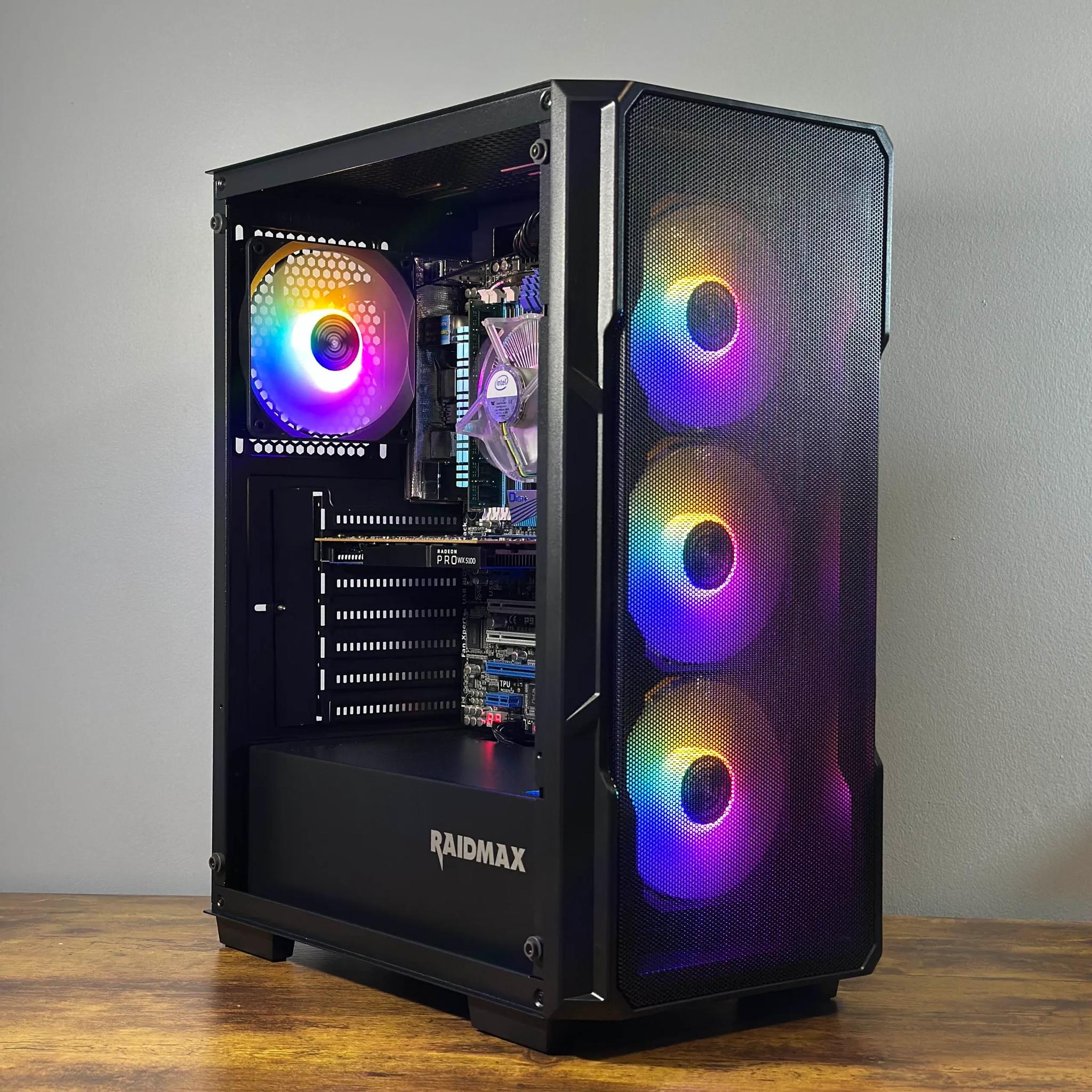 AMD 8GB GPU | Intel i7 3930K | 16GB DDR3 | 256GB SSD + HDD | Windows 10 | WIFI + BT | Gaming PC