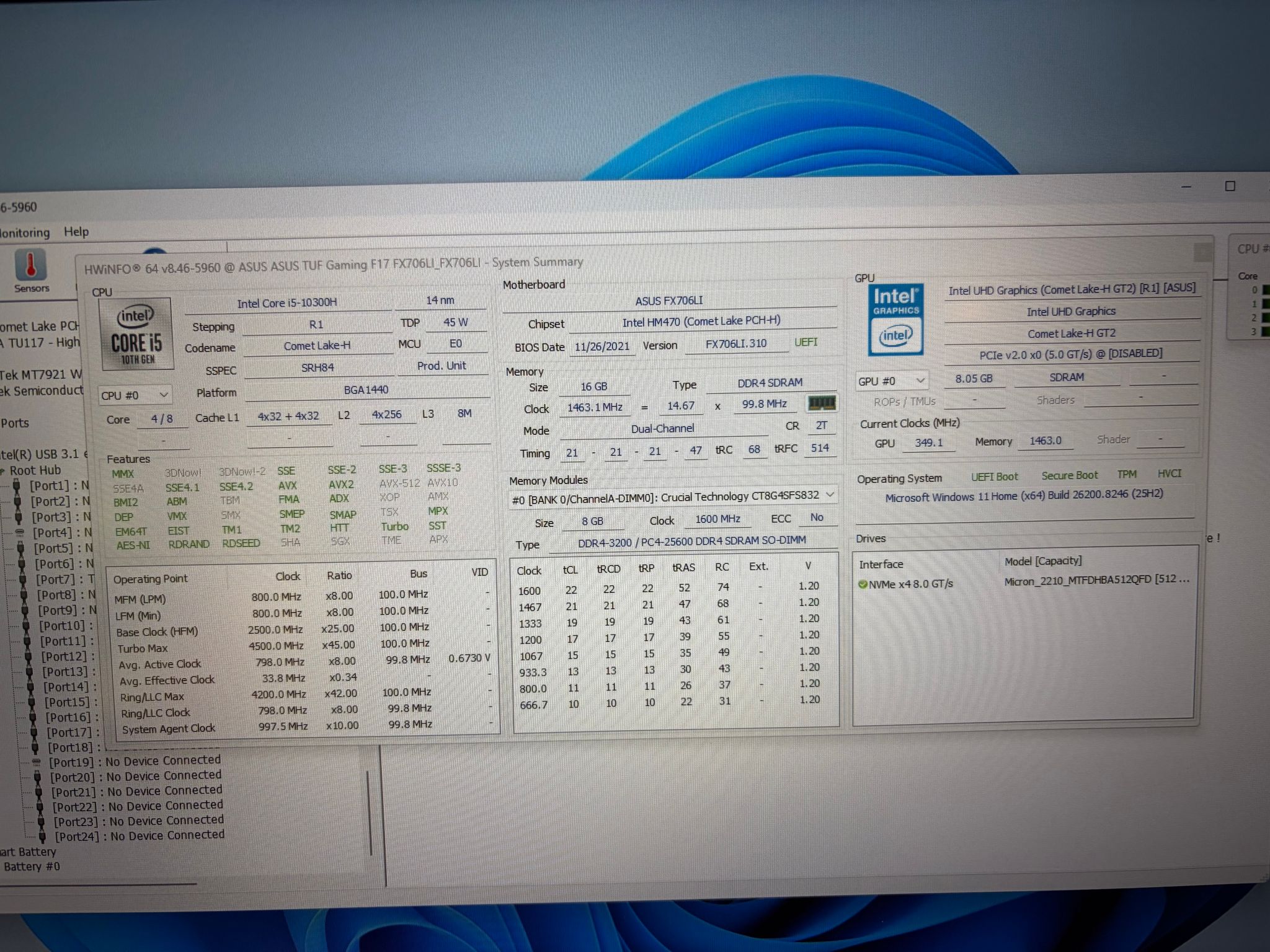 Asus Tuf F17 fx706li