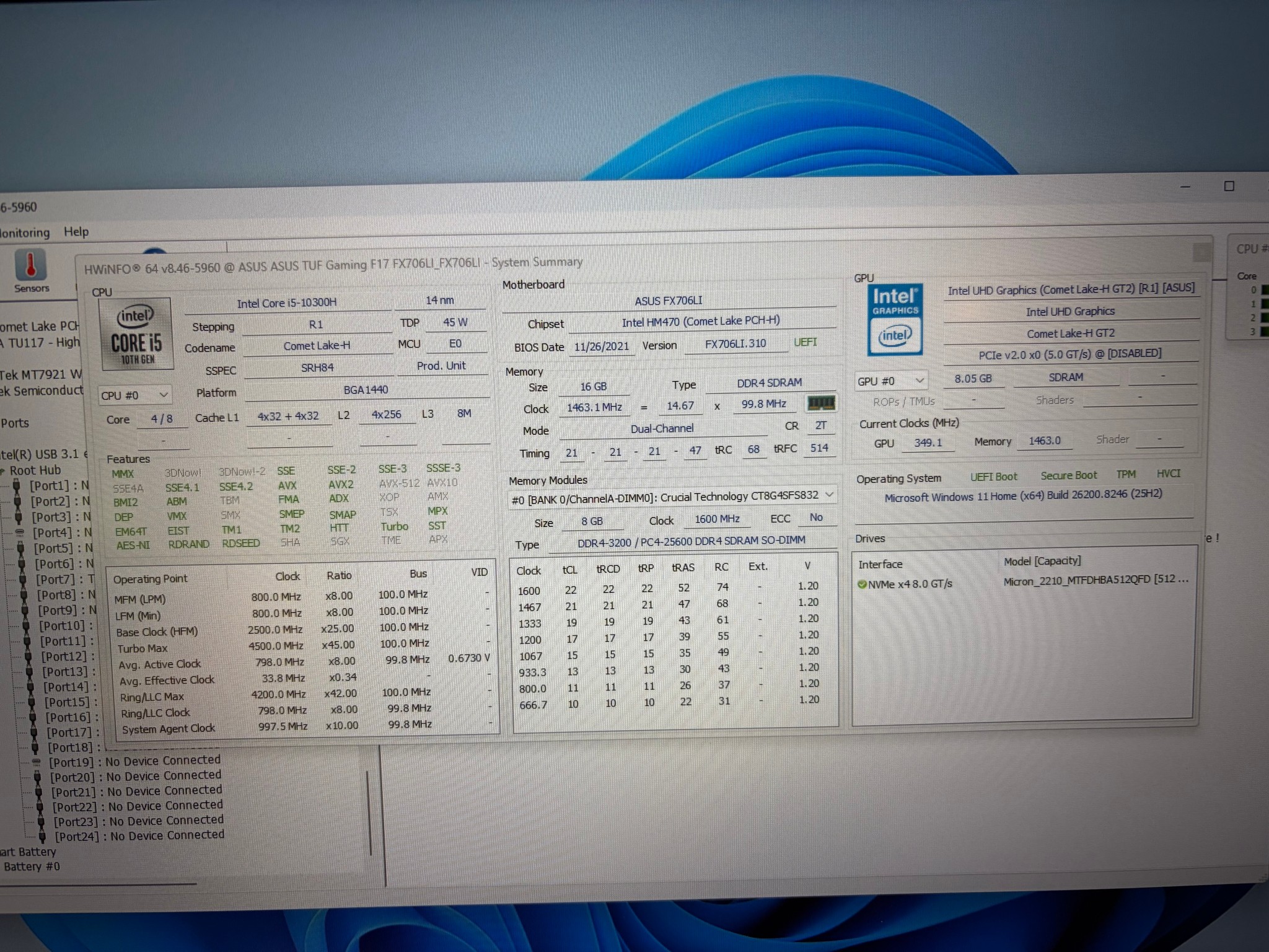 Asus Tuf F17 fx706li