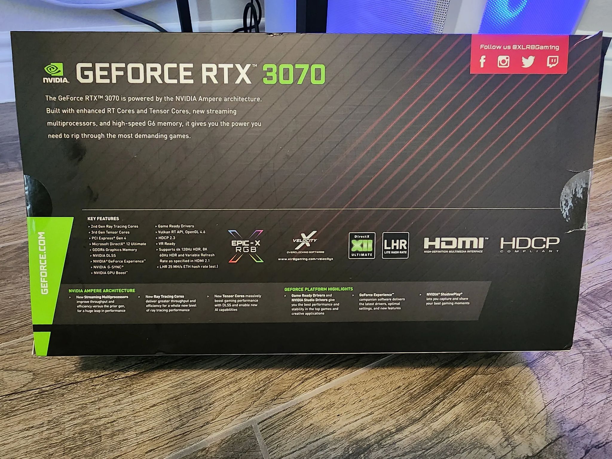 PNY GeForce RTX 3070 8 GB XLR8 