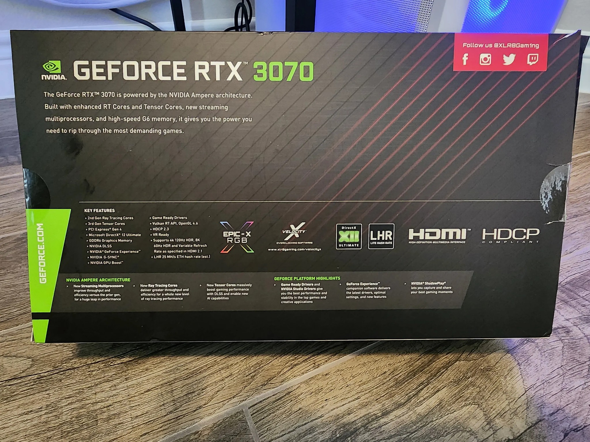 PNY GeForce RTX 3070 8 GB XLR8 