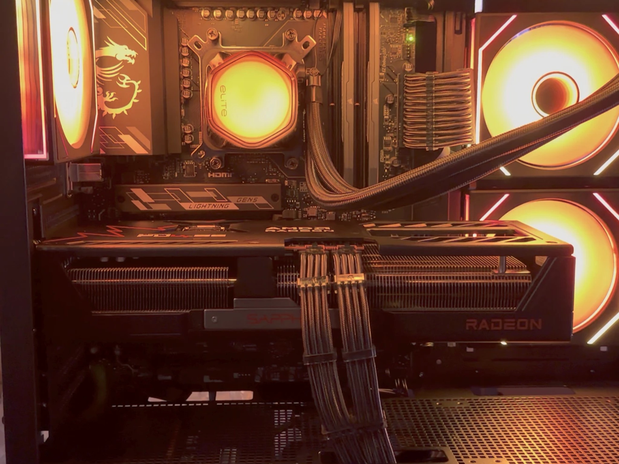 New Imperial Tech: Aqua Infinity 7600X3D + RX 9070 XT